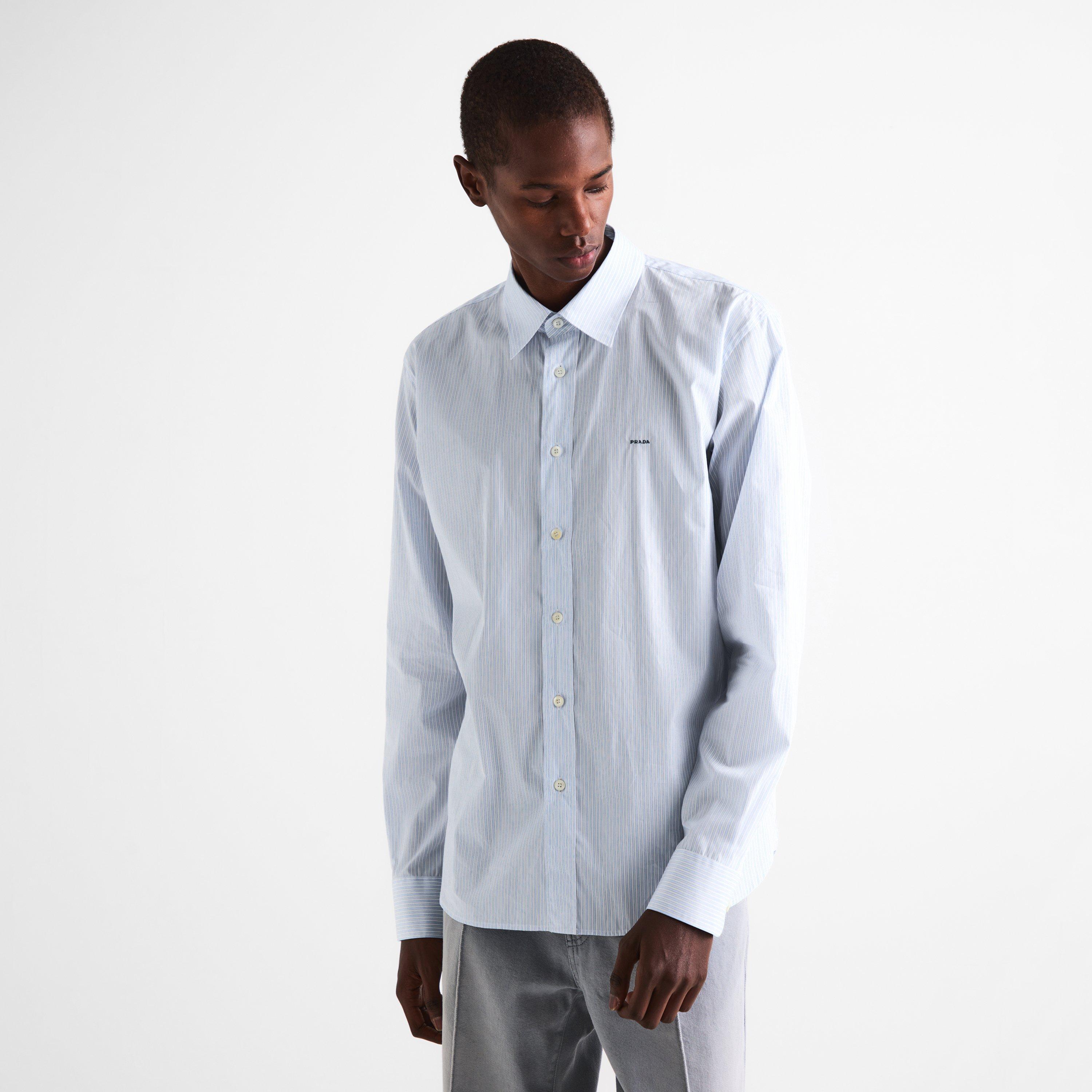 White - Prada - Prada Stripe Shirt Sn62 - 3