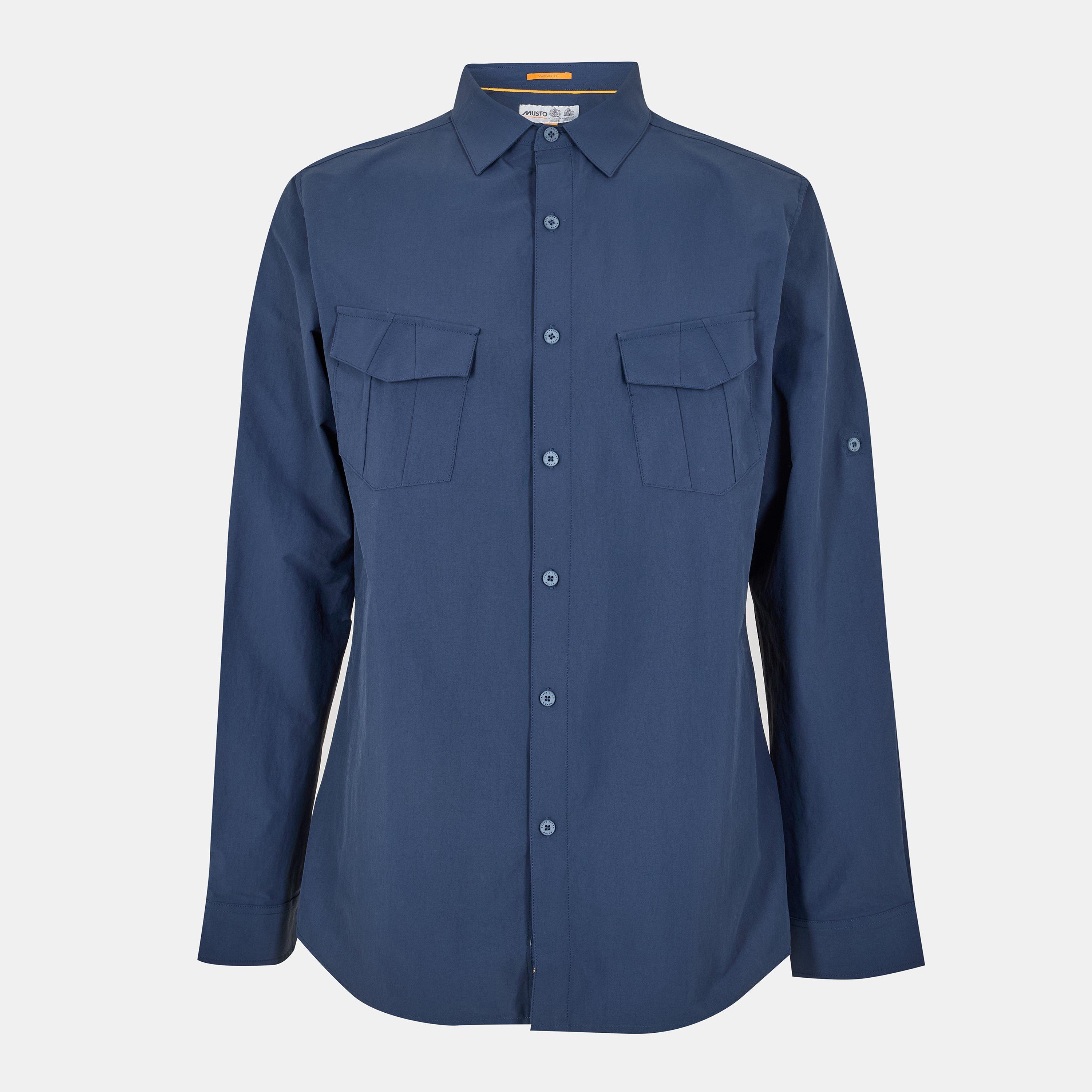 Black - Musto - Tech Ls Uv Fd Shirt Mens - 1
