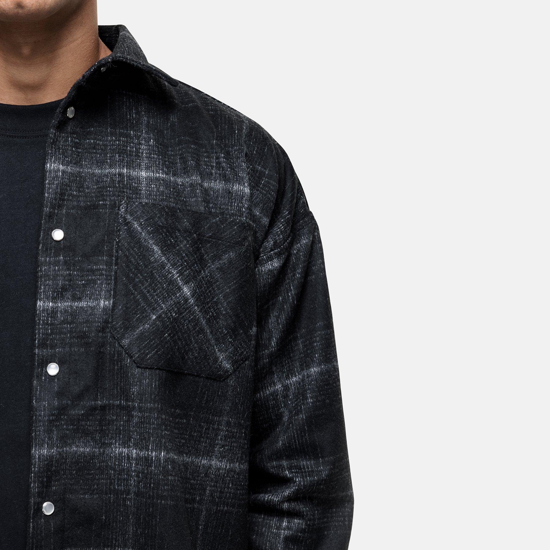 Nero - Good For Nothing - Blend Check Overshirt Black - 5