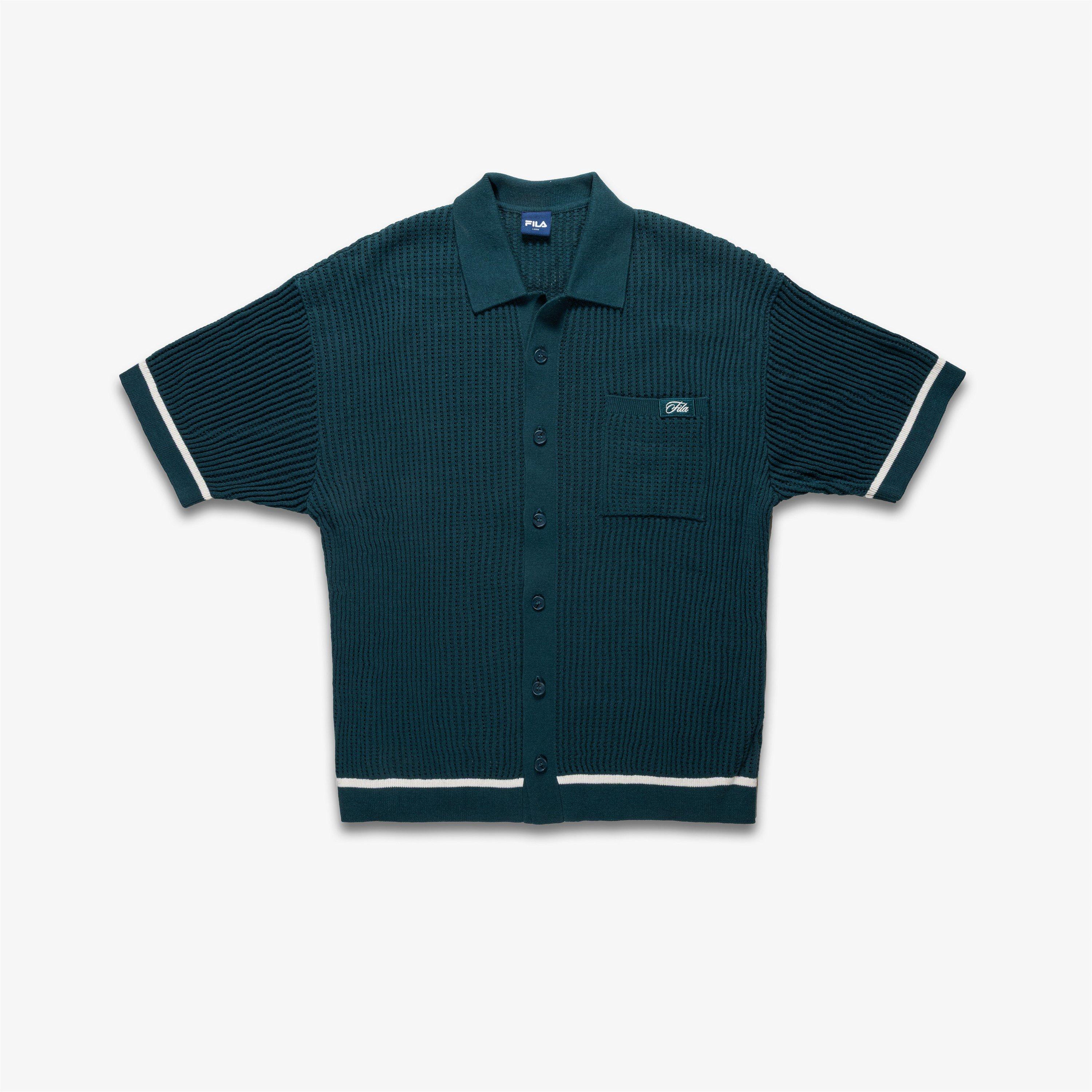 DEEP TEAL - Fila - Fila Origin Shirt Sn62 - 1