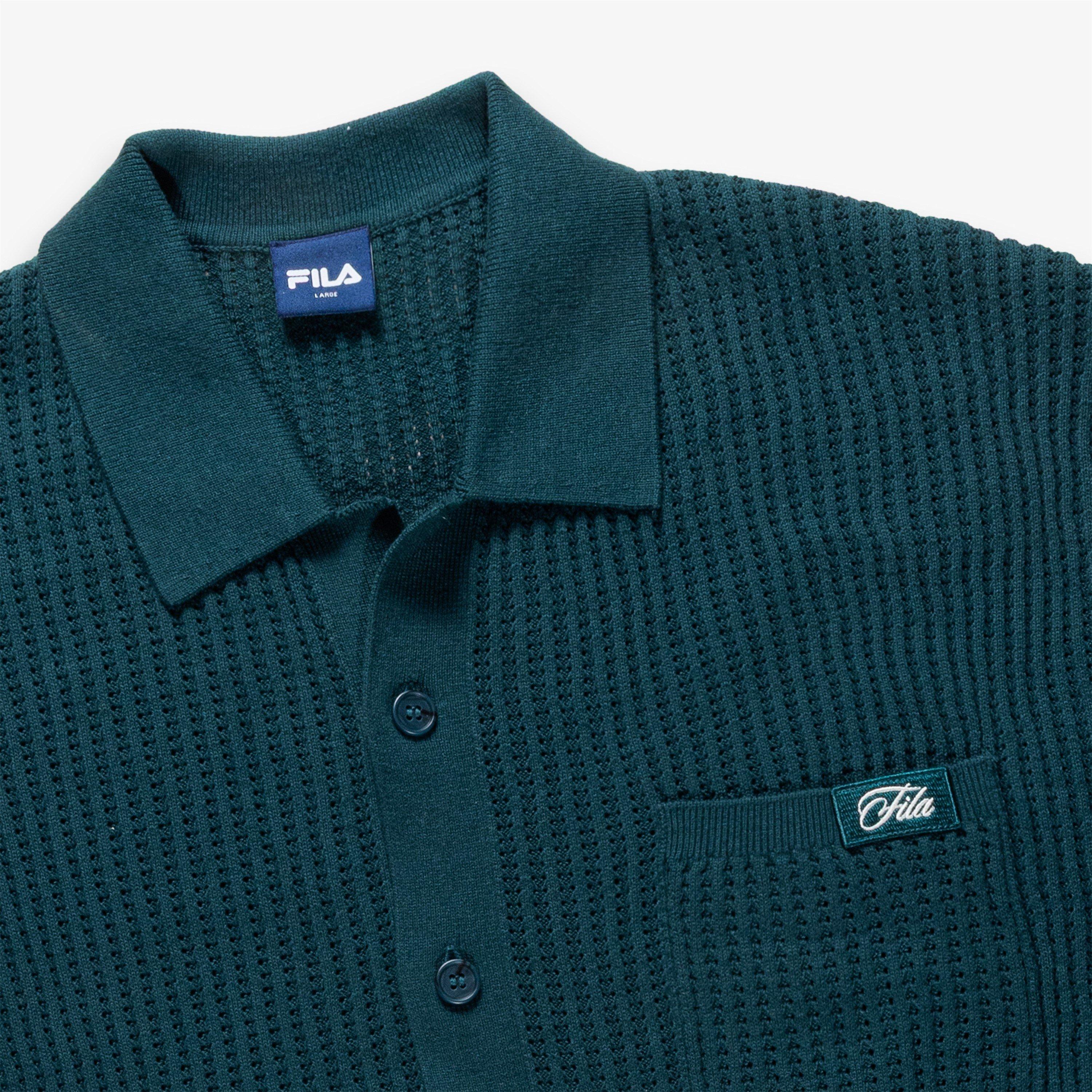 DEEP TEAL - Fila - Fila Origin Shirt Sn62 - 2