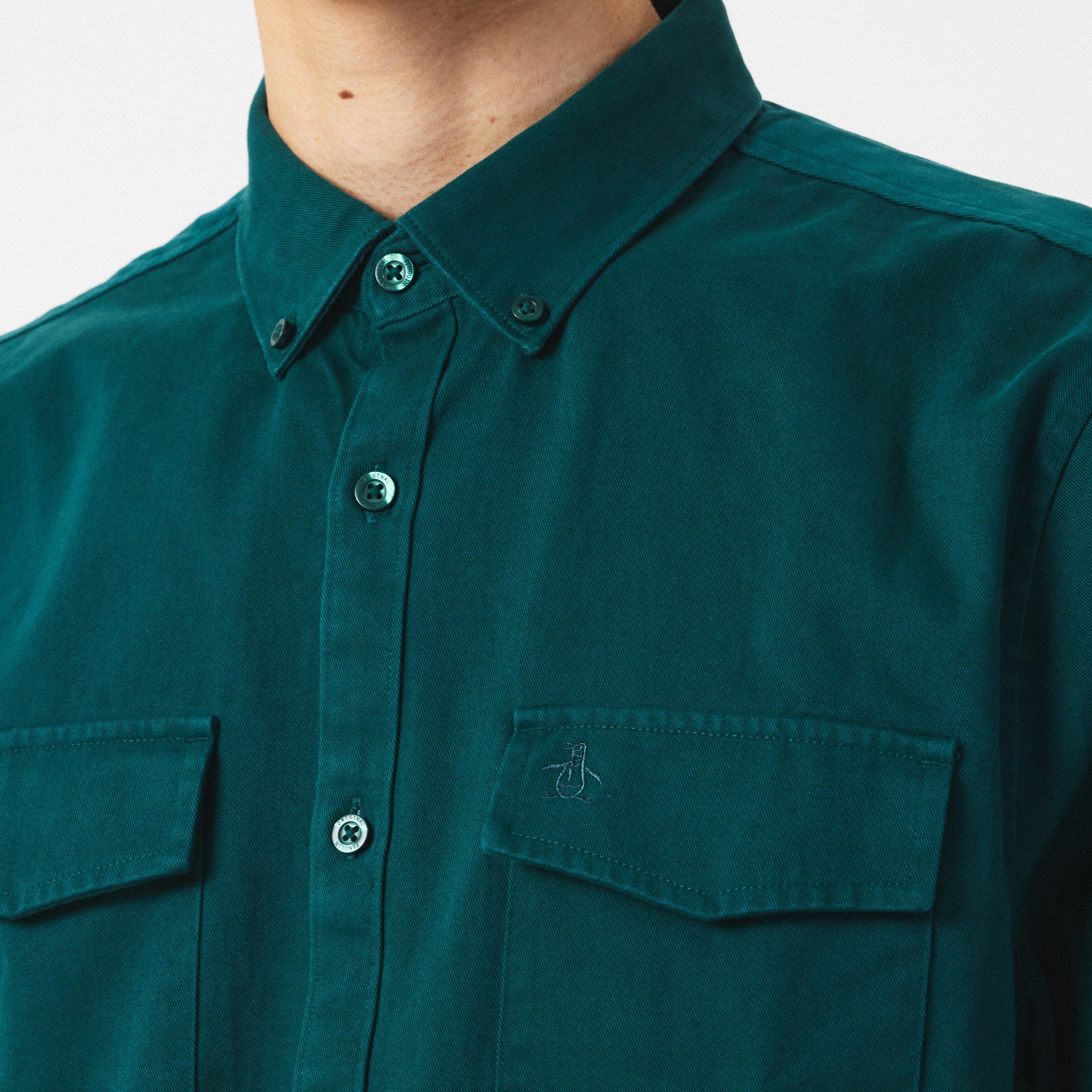 Scarabée de juin - Original Penguin - Long-Sleeve Twill Overshirt - 5