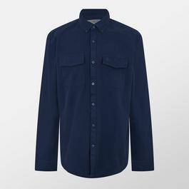 Original Penguin Long-Sleeve Twill Overshirt