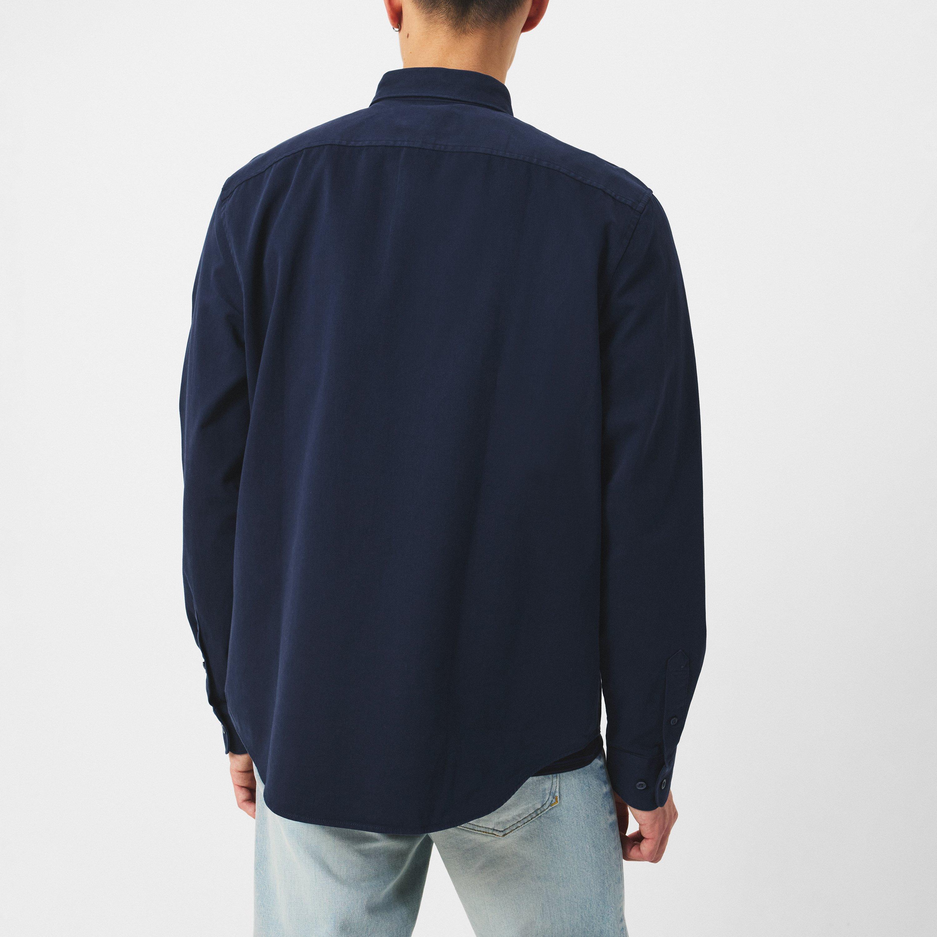 Yale - Original Penguin - Men's Long Sleeve Twill Overshirt - 4