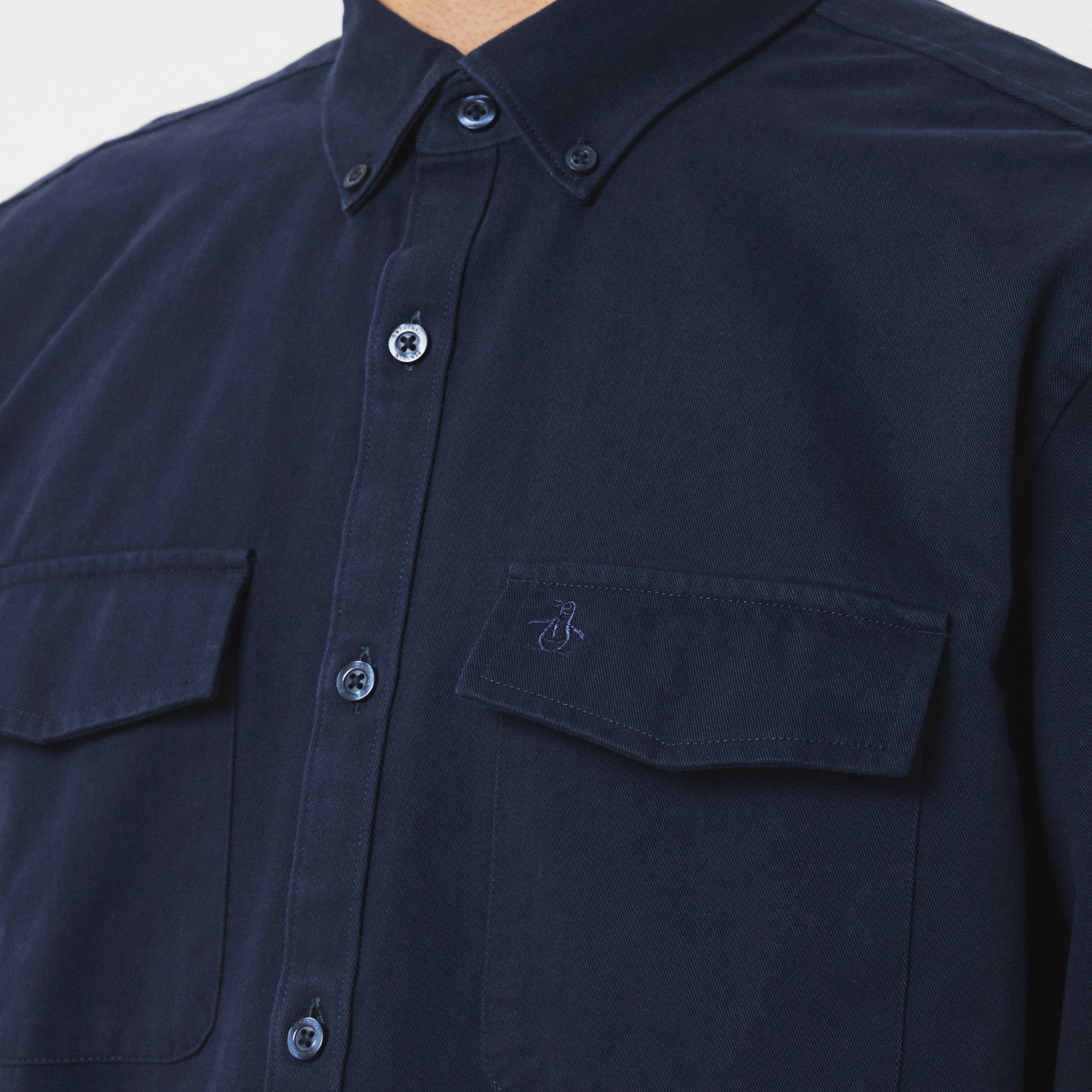 Yale - Original Penguin - Men's Long Sleeve Twill Overshirt - 5