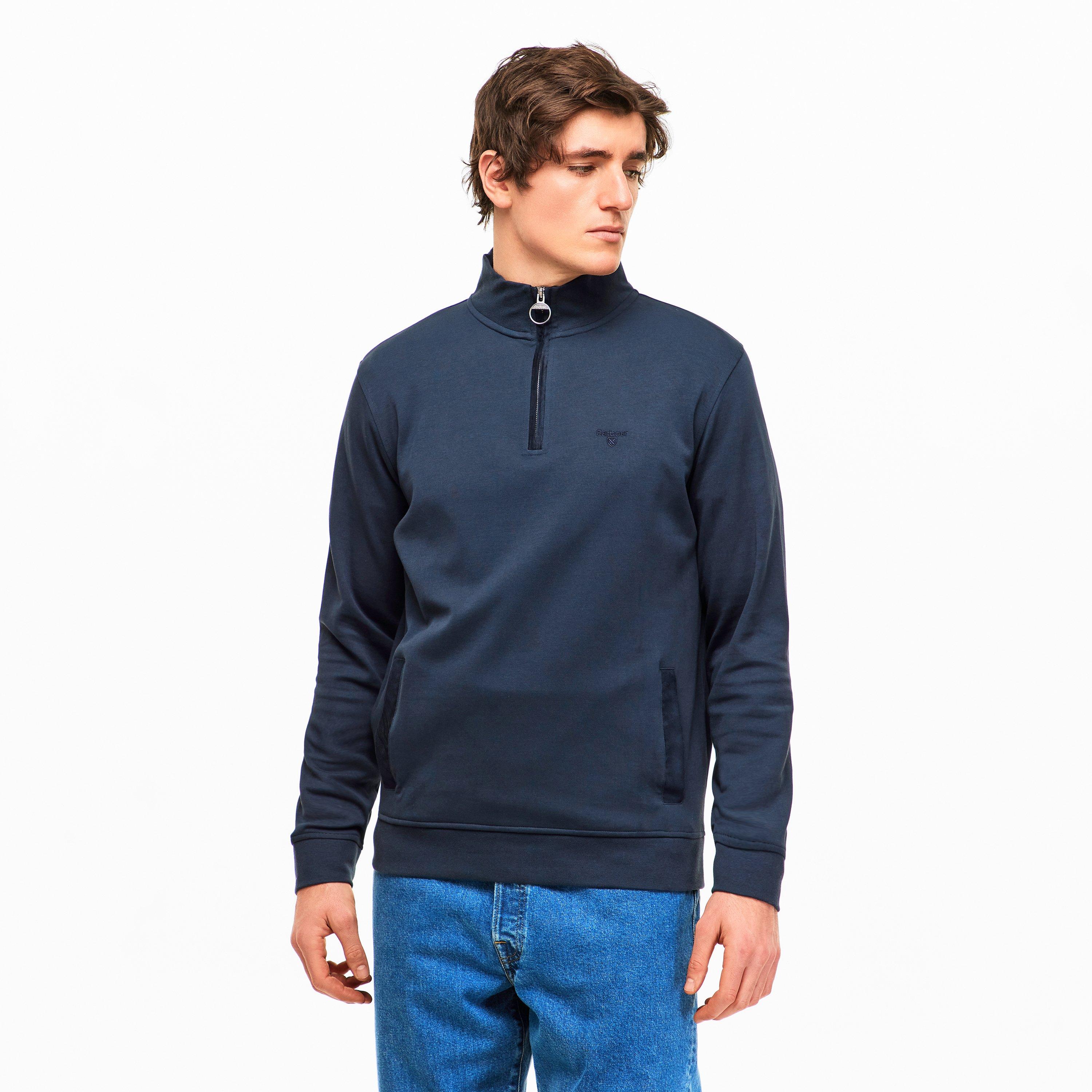 Navy - Barbour - B.Li Lambeth Half Sn62 - 3