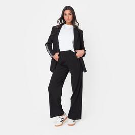 I Saw It First Side Stripe Soft Woven Blazer