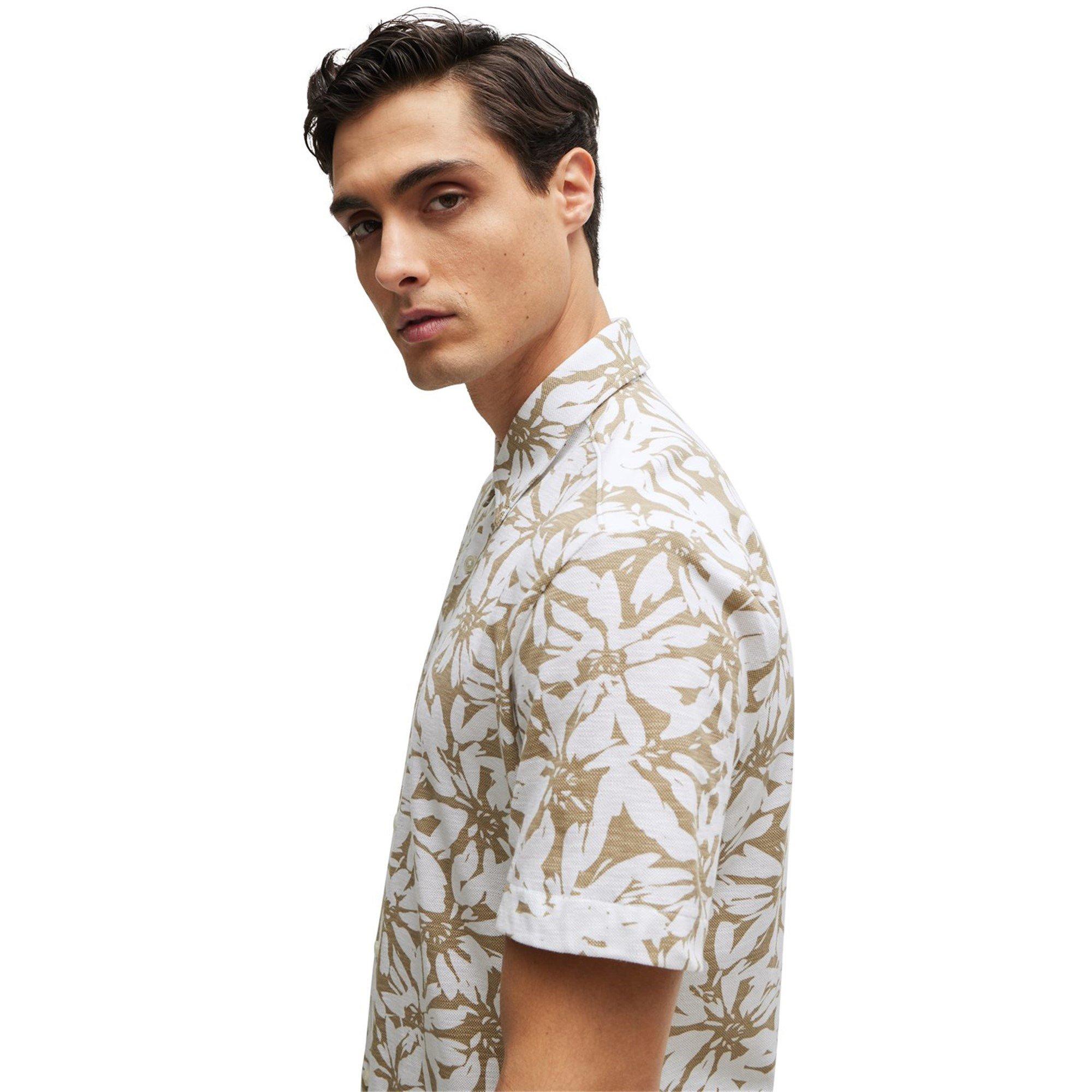 White - Boss - Men's Roan Ken Long Sleeve Oxford Shirt - 4