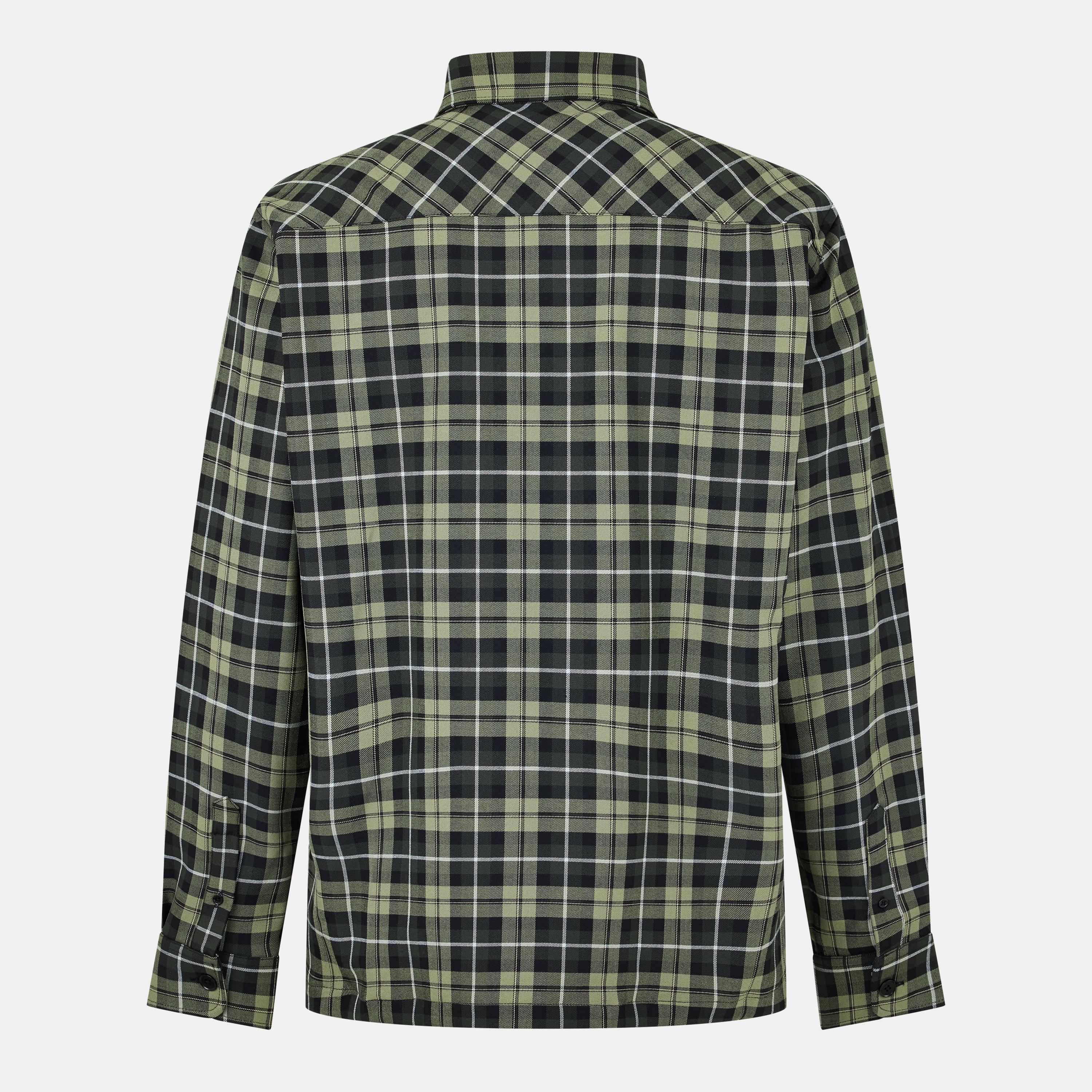 Khaki/Multico - Lacoste - Long-Sleeve Oxford Shirt - 2