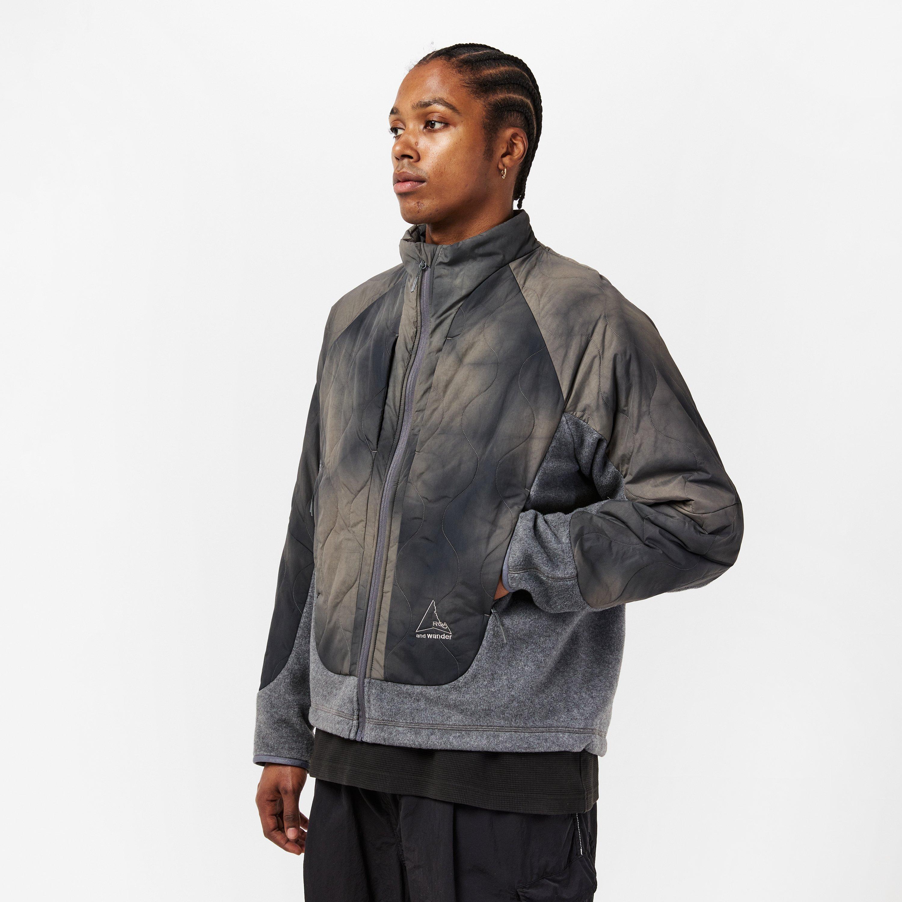 Grey - ROA - Men's And Wander Quilted Full Zip Jacket - 3