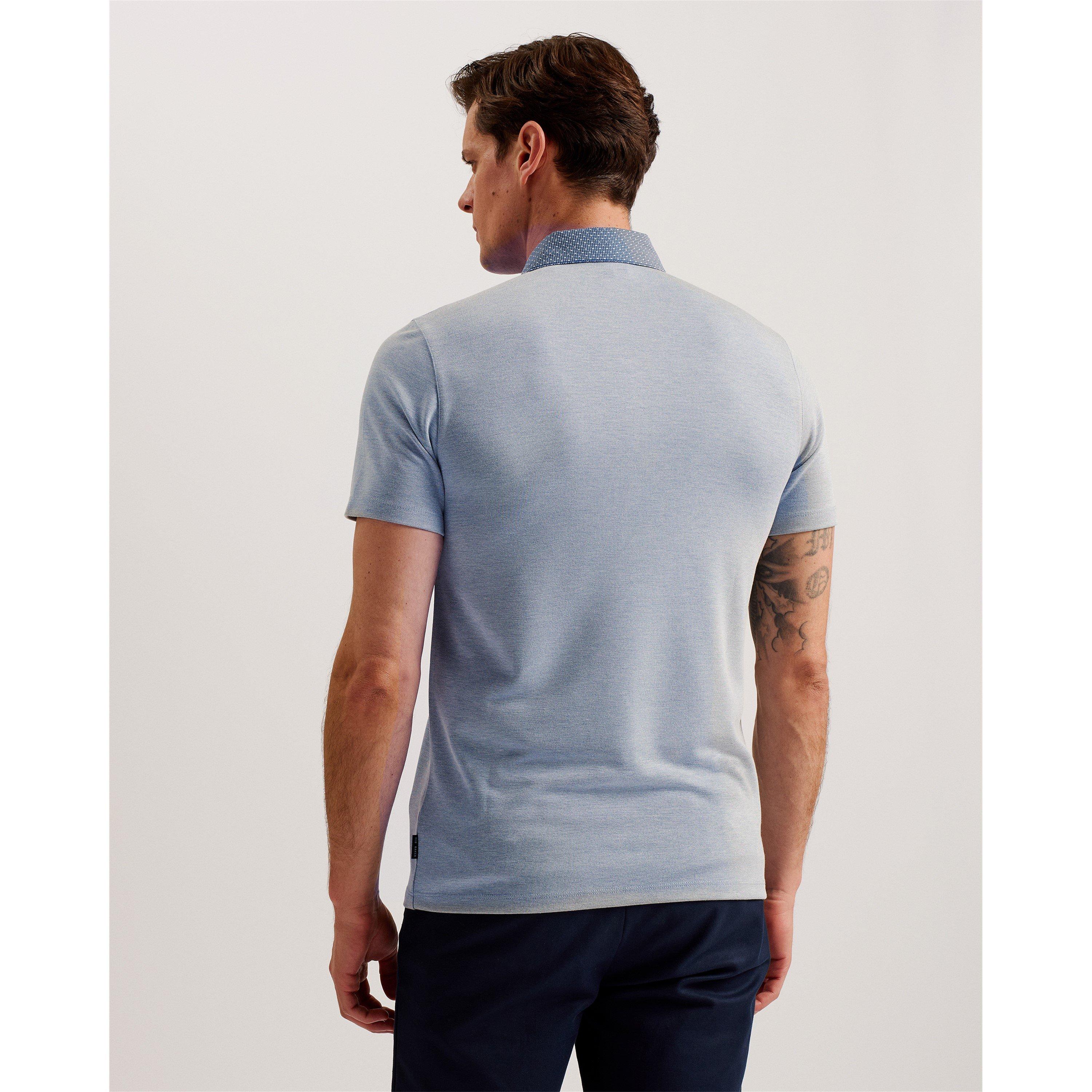 Blu scuro - Ted Baker - Men's Short-Sleeve Plain Shirt - 2