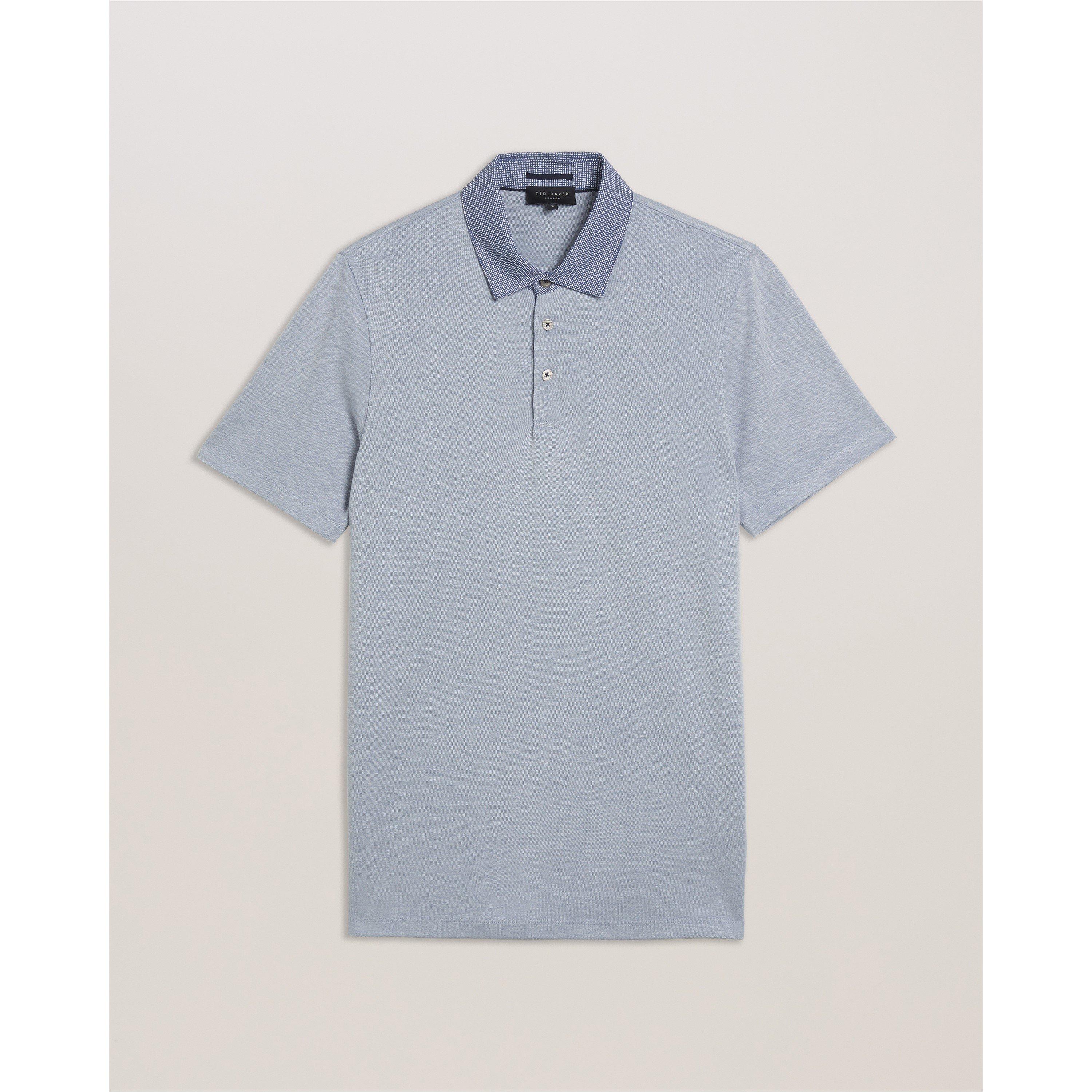 Blu scuro - Ted Baker - Men's Short-Sleeve Plain Shirt - 4