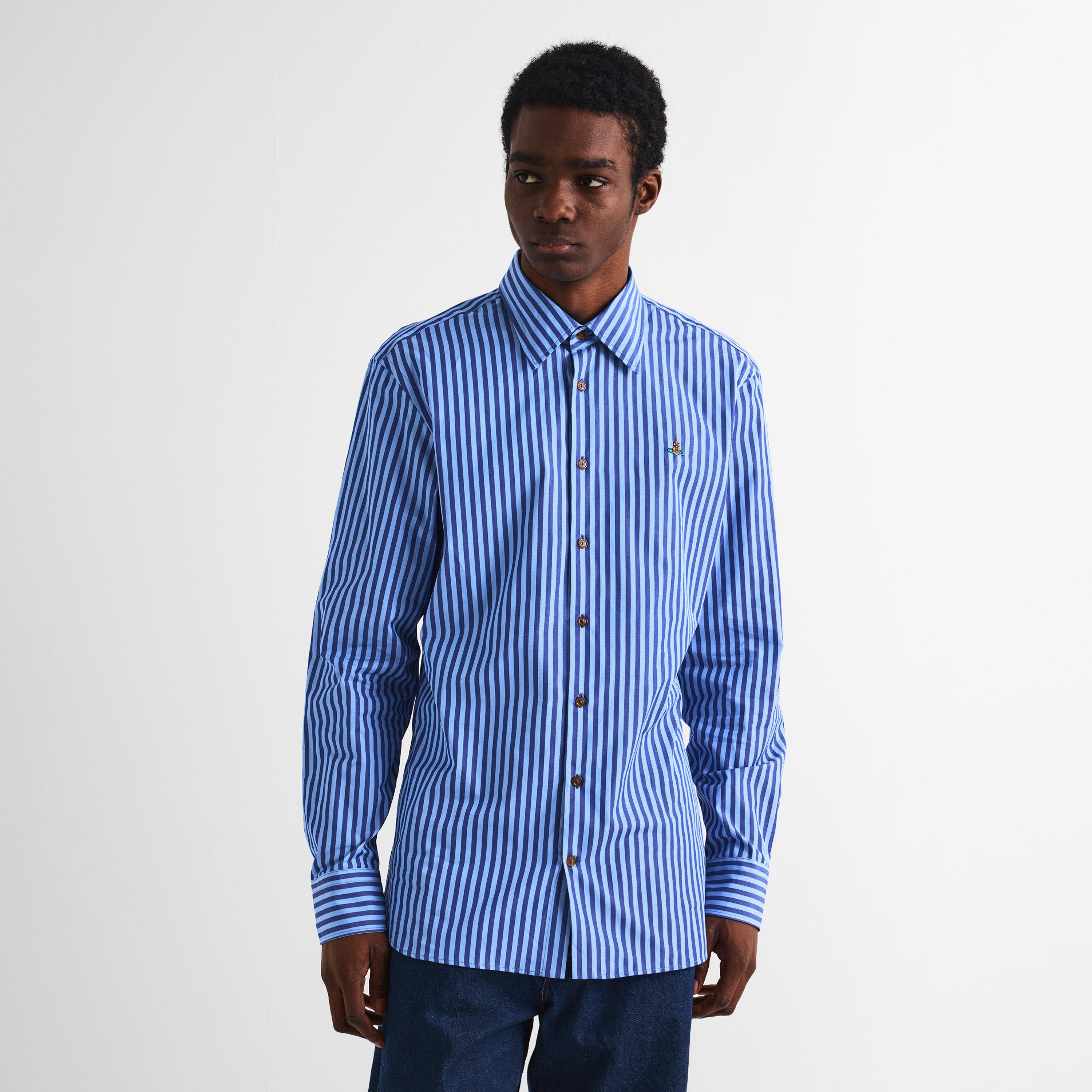 Blue Stripe - Vivienne Westwood - Viv Ghost Shirt Sn61 - 3