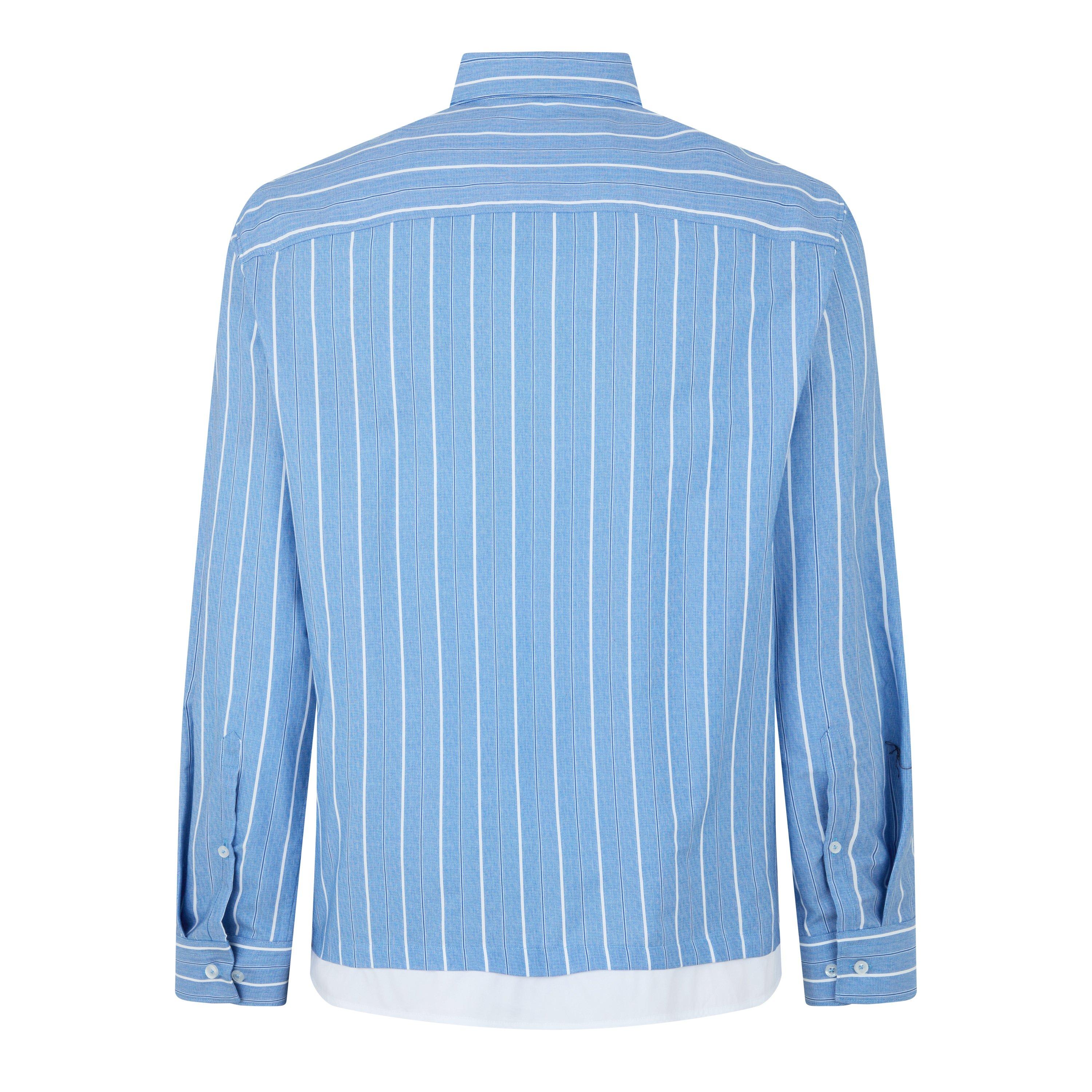 Sky/White - Neil Barrett - Double Shirt - 2