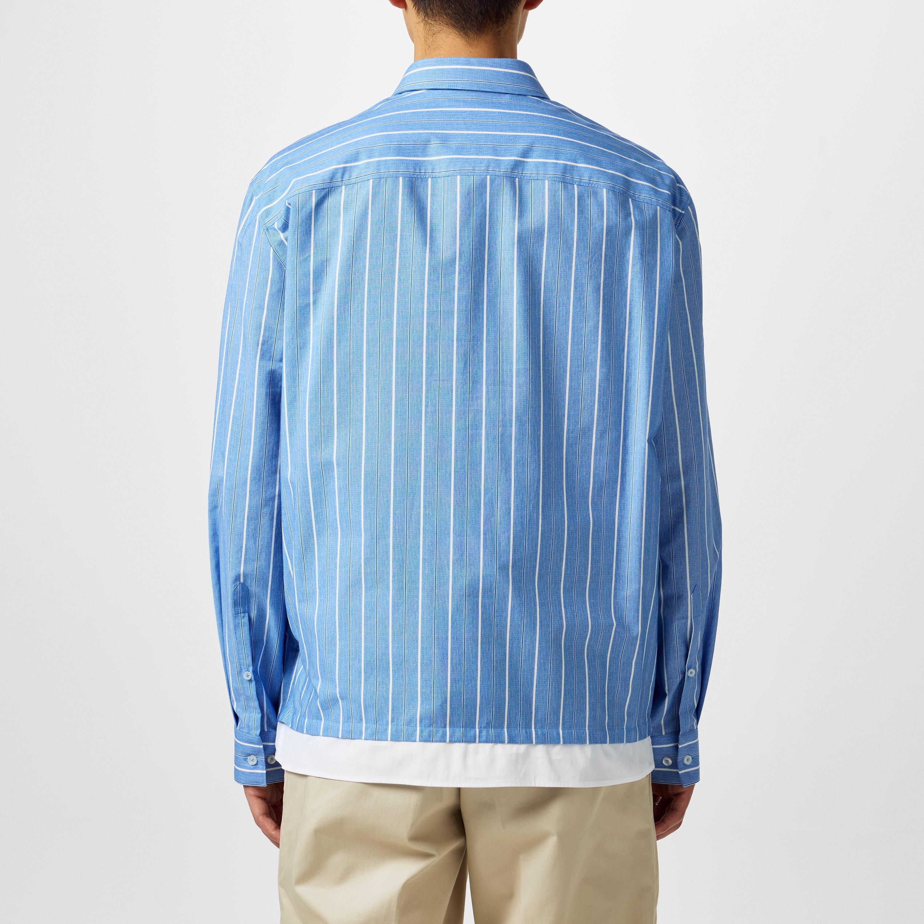 Sky/White - Neil Barrett - Double Shirt - 4