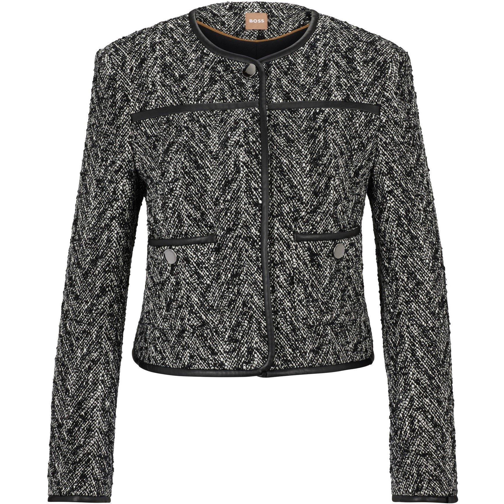 Open Misc - Boss - Women's Jaoki Structured Tailored Fit Suit Jacket