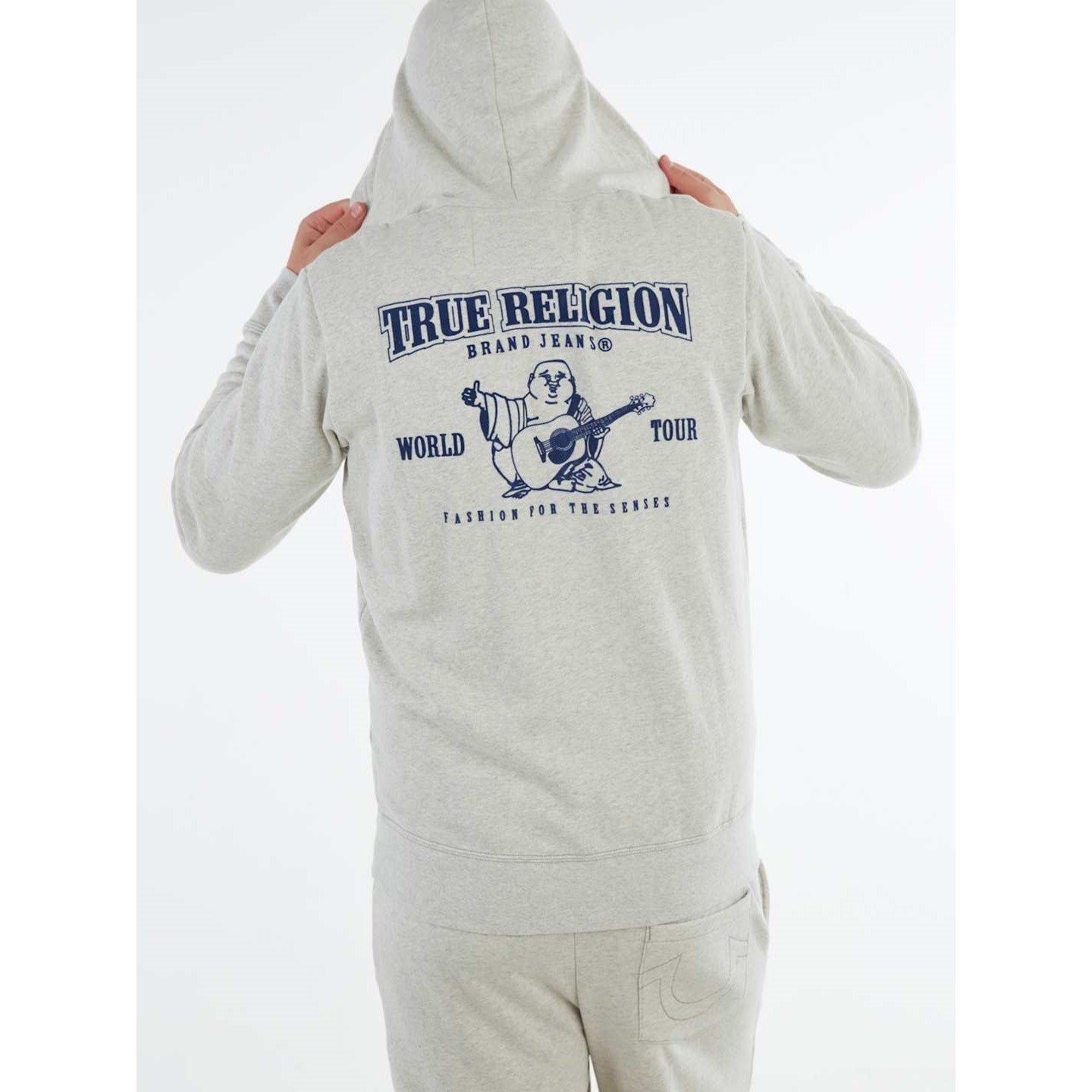 Farina d'avena - True Religion - Classic Full Zip Fleece - 2