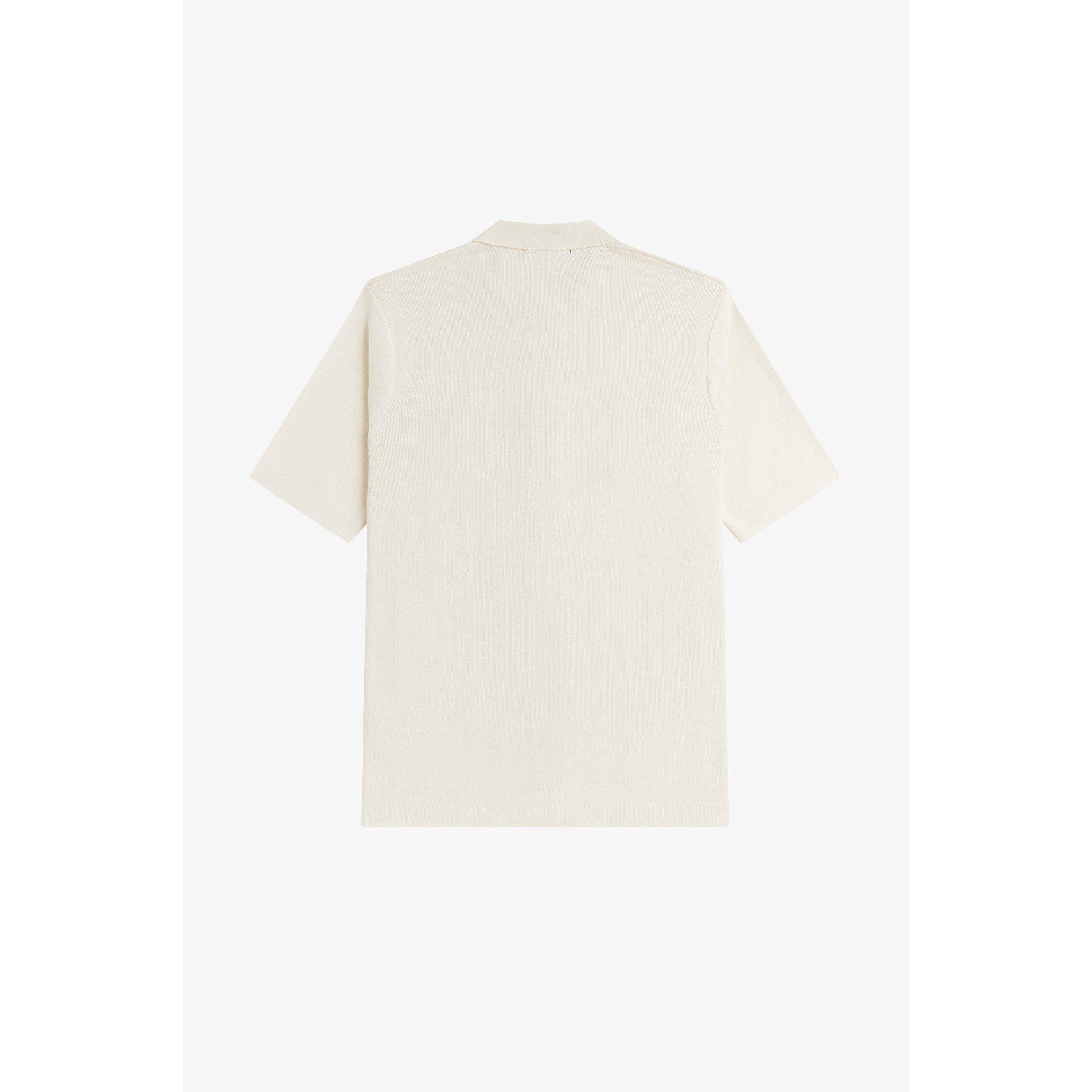 Ecru 560 - Fred Perry - Men's Patterned Short Sleeve Shirt - 2