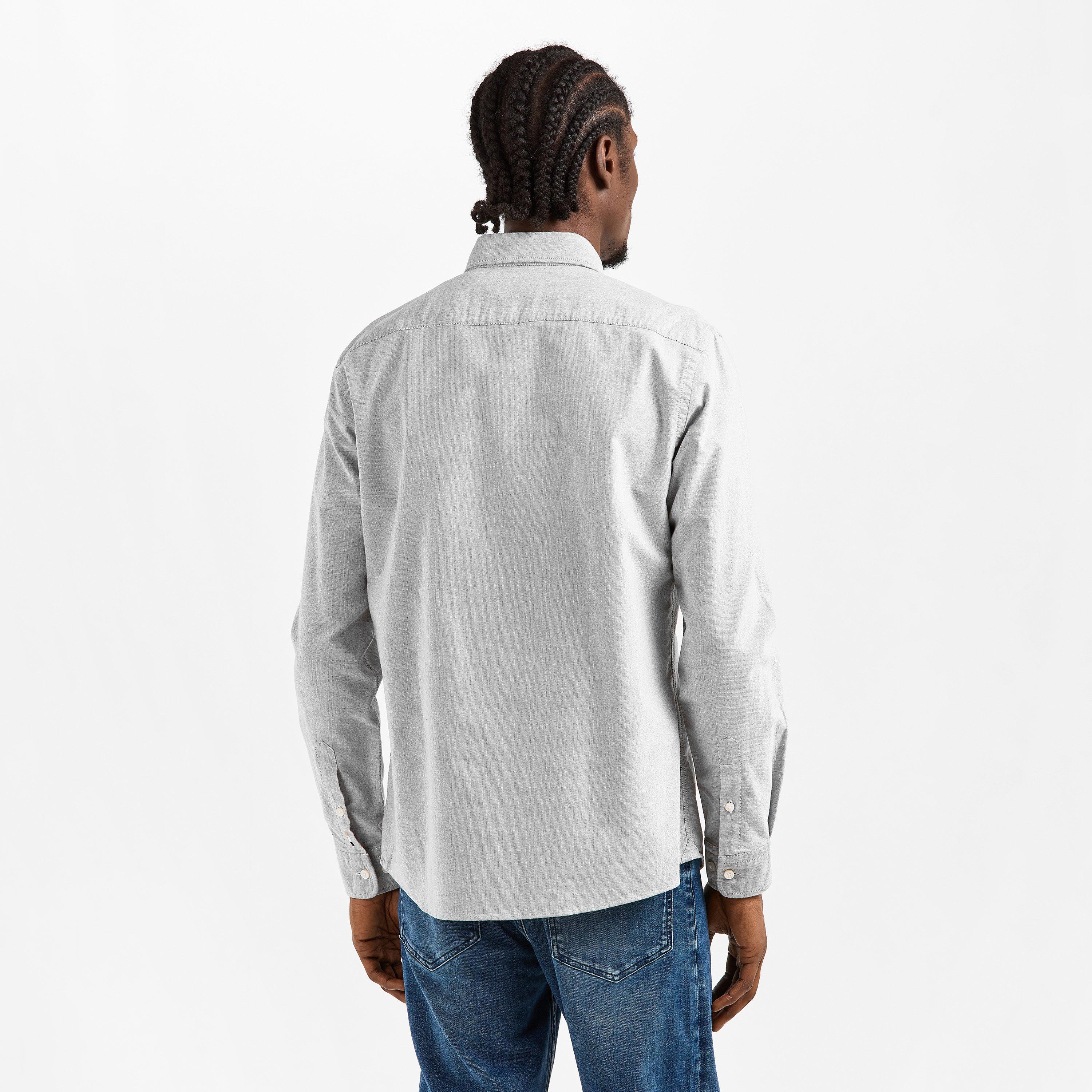 Open Green 342 - Boss - Men's  Black Long Sleeve Shirt - 4