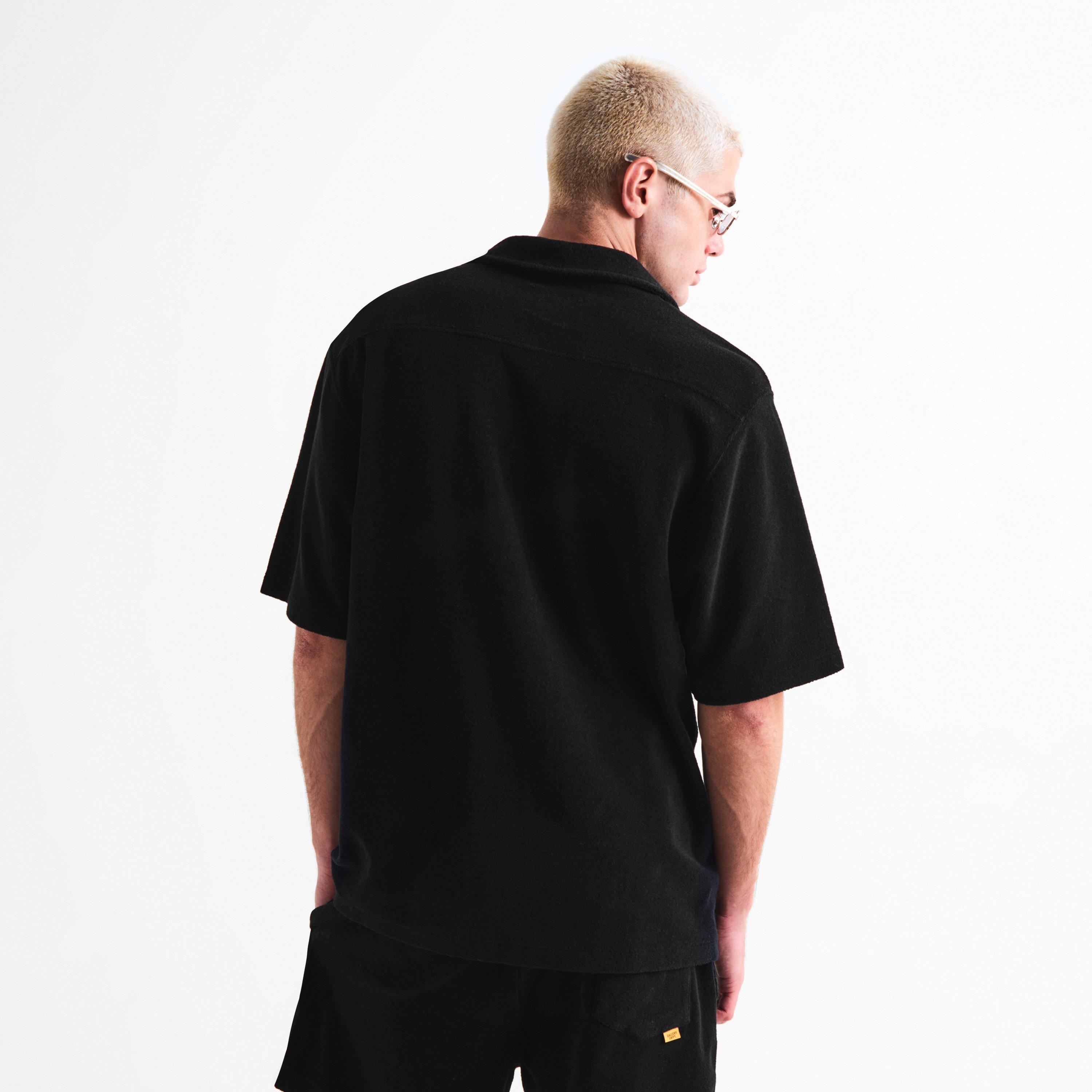Black - Gallery Dept - Men's Plain Short Sleeve Shirt - 4