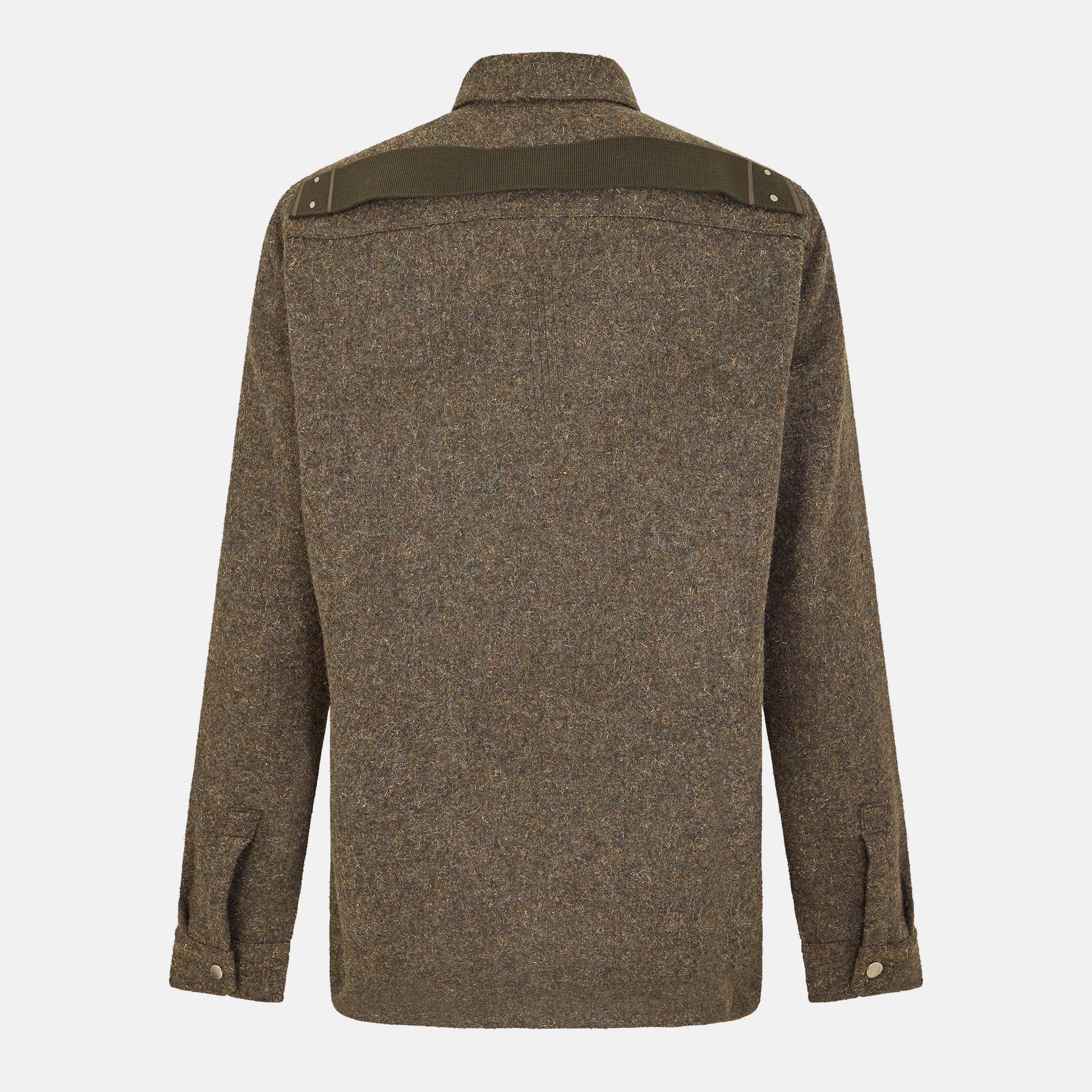 Bosco 25 - Rick Owens - Men's Wool Long-Sleeve Plain Shirt - 2