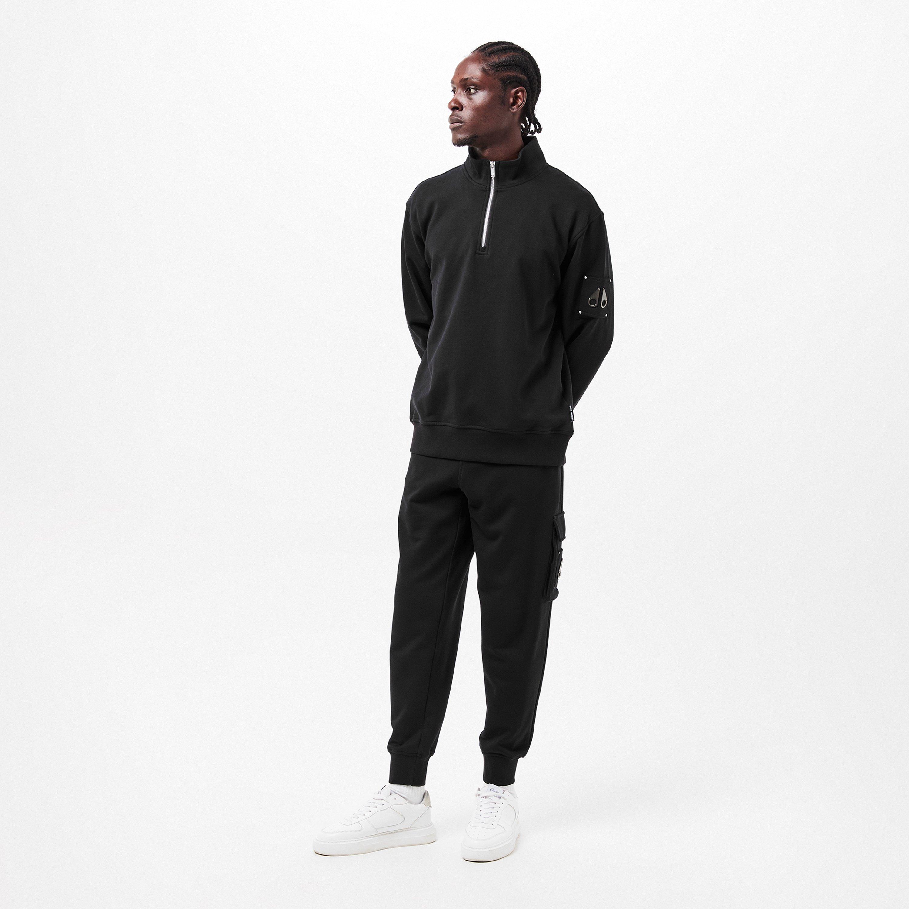 Moose Knuckles | Men's quarter Zip Fleece Top | 1/4 Zip Fleece