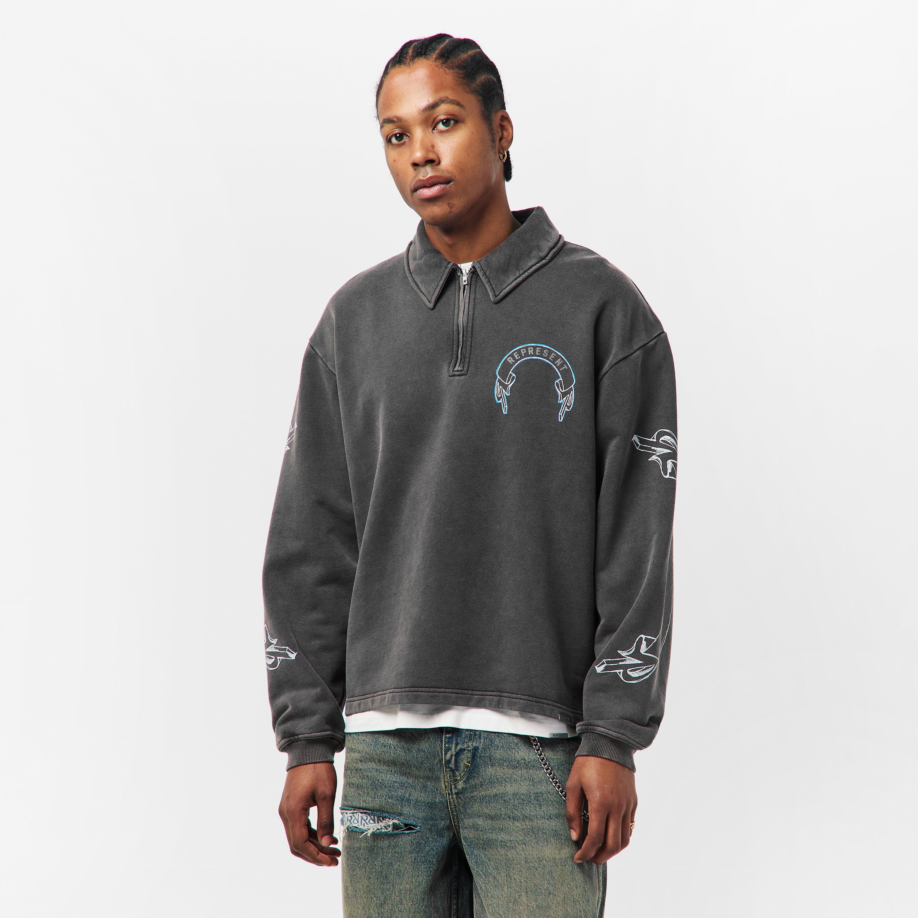 Vintage Grey - Represent - Rep Legacy quarter Zip Sn54 - 3
