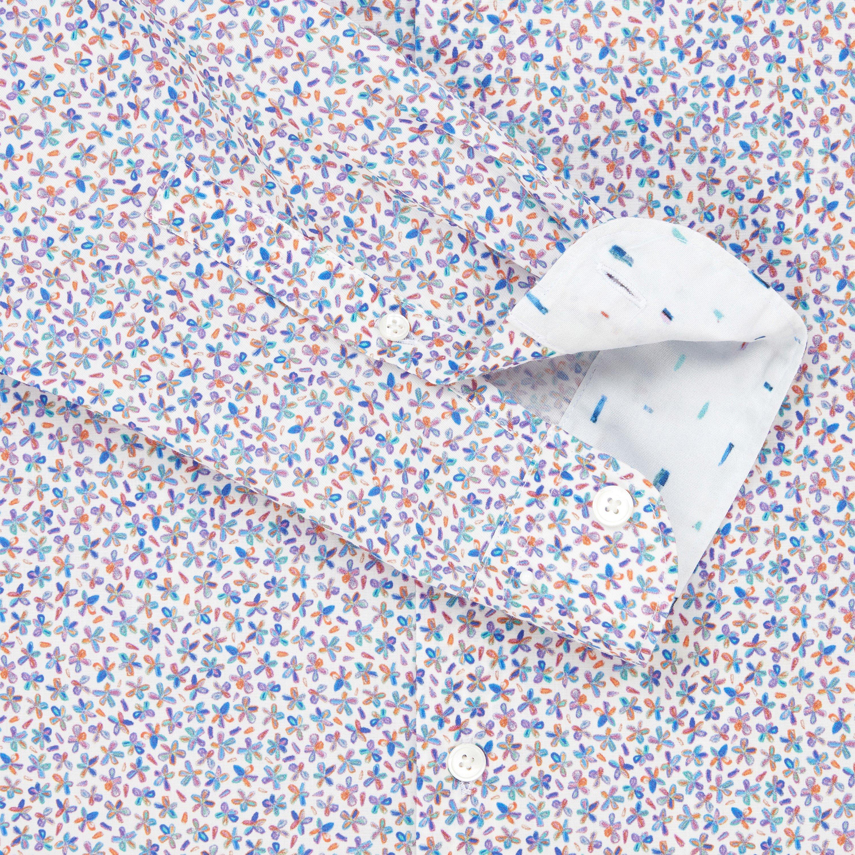 White 01 - PS Paul Smith - PS Floral LS Shirt Sn54 - 6