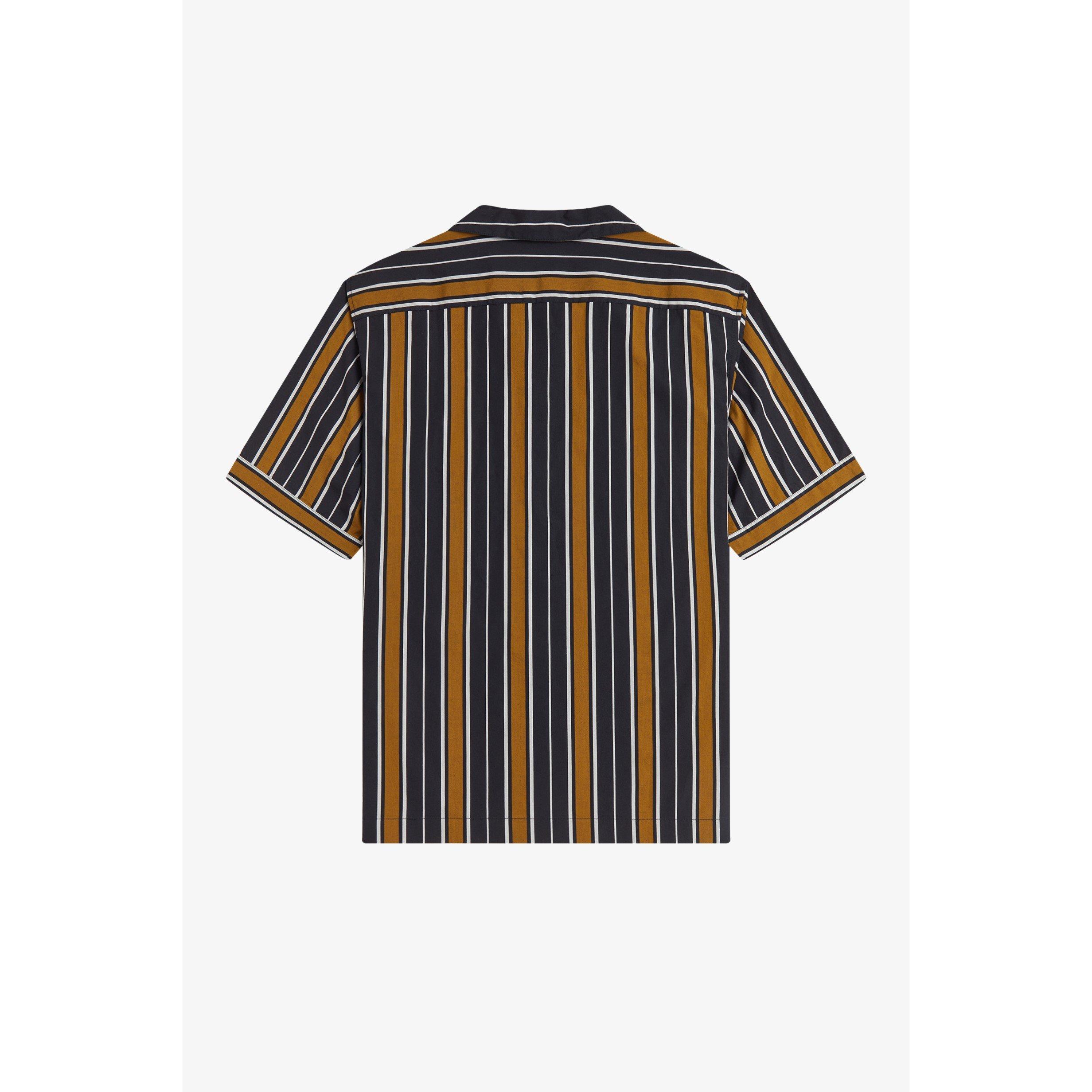 Black 102 - Fred Perry - Men's Patterned Short Sleeve Shirt - 2