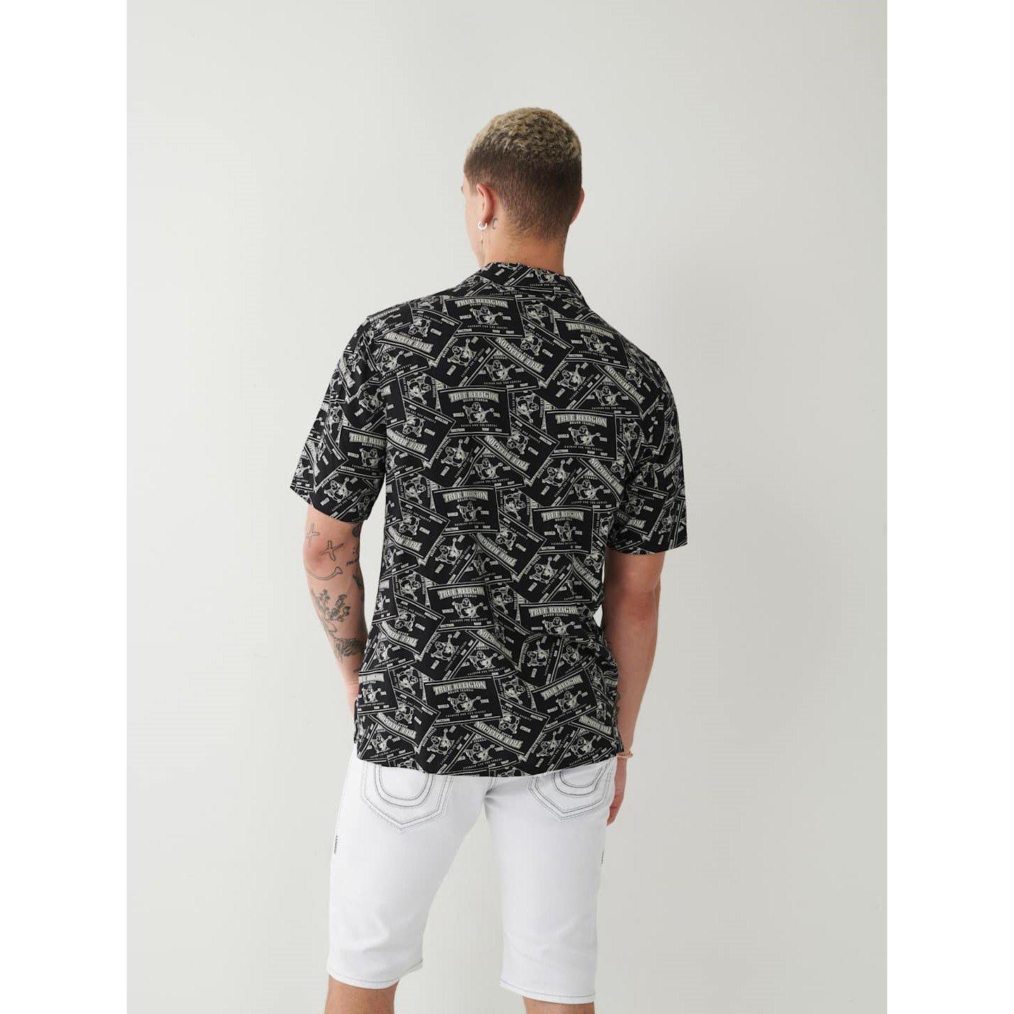Nero Jet - True Religion - All Over Print Short-Sleeve Shirt - 2