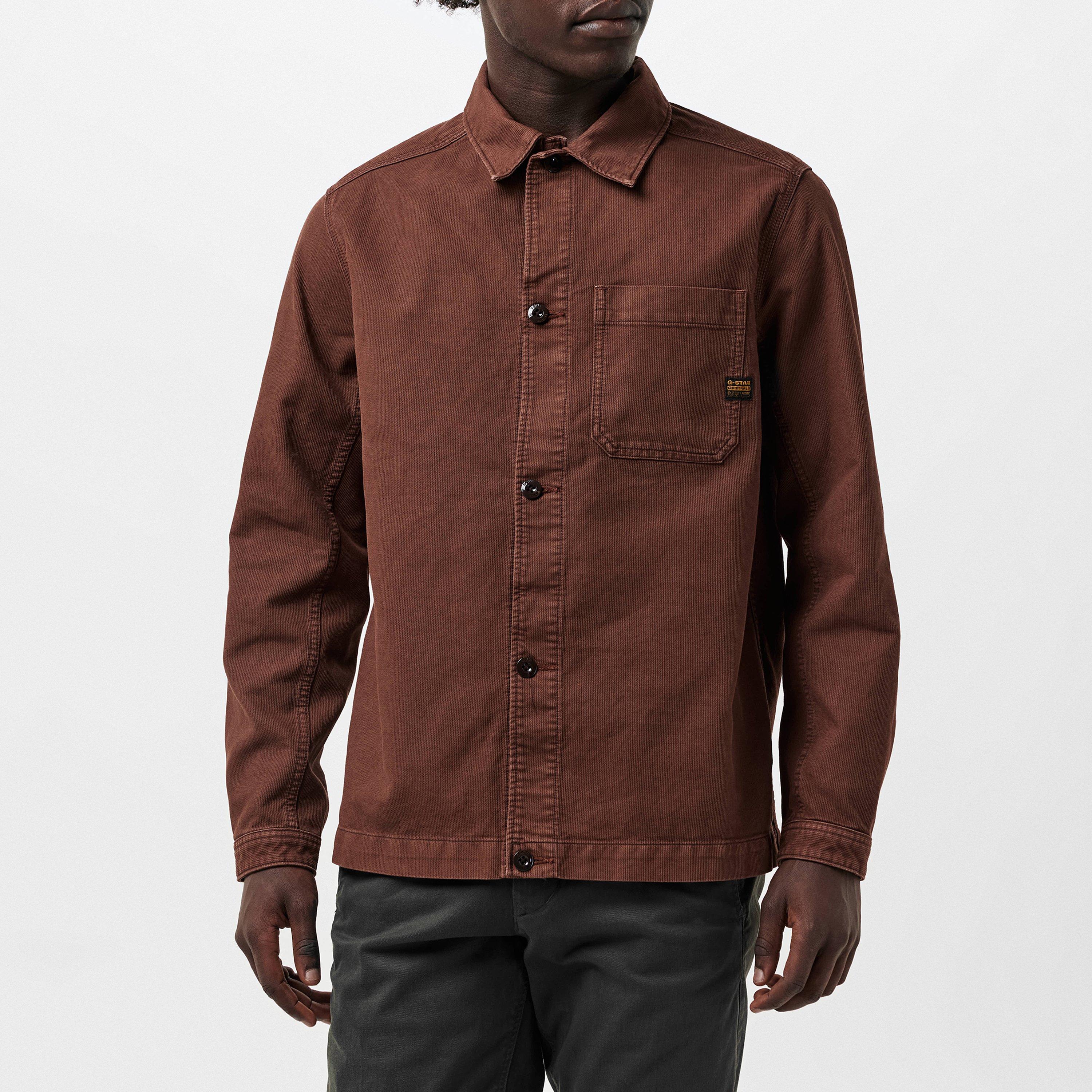 Dk Plum - G Star - One Pocket Relaxed Shirt - 3