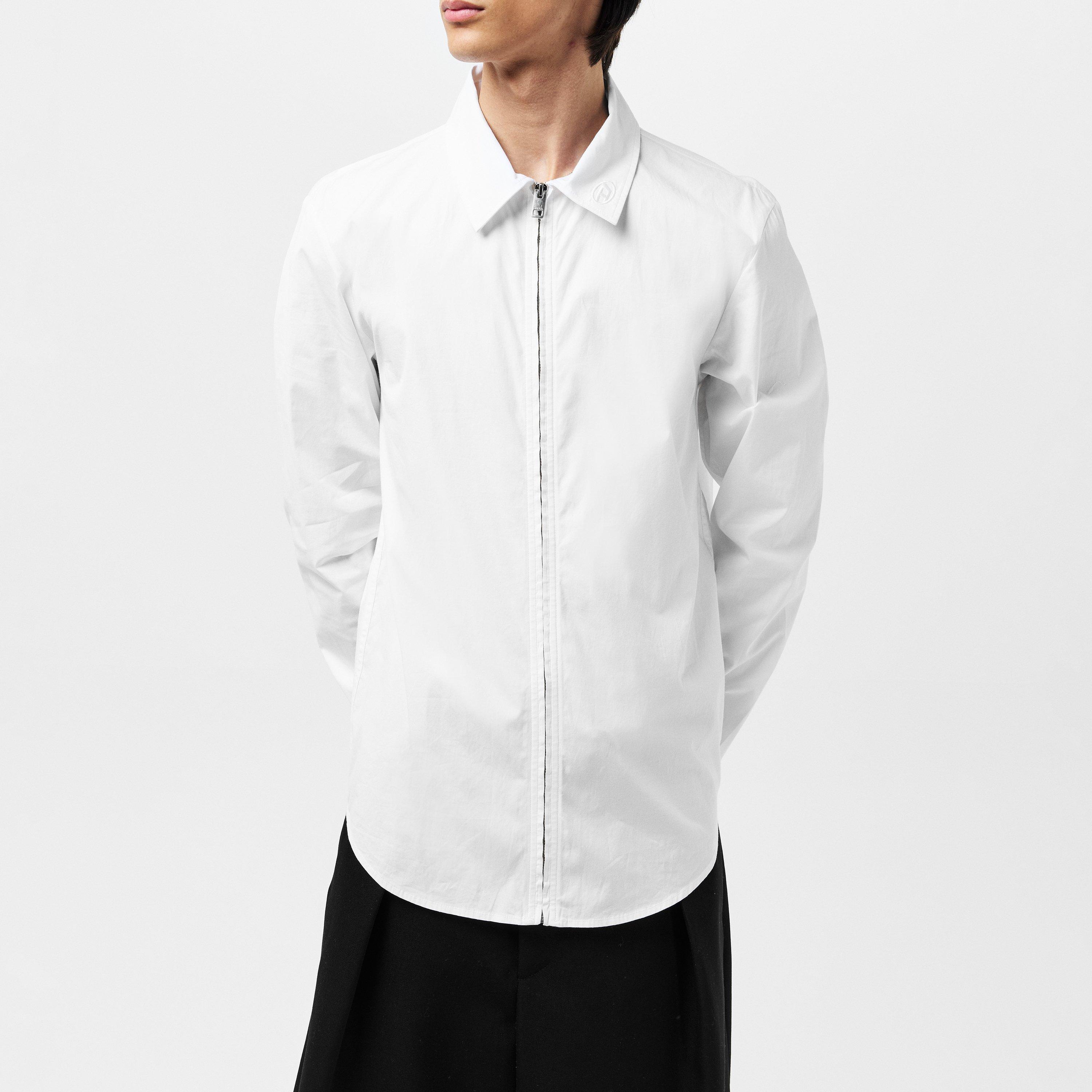 Bright White - Diesel - Men's Long-Sleeve Plain Shirt - 3