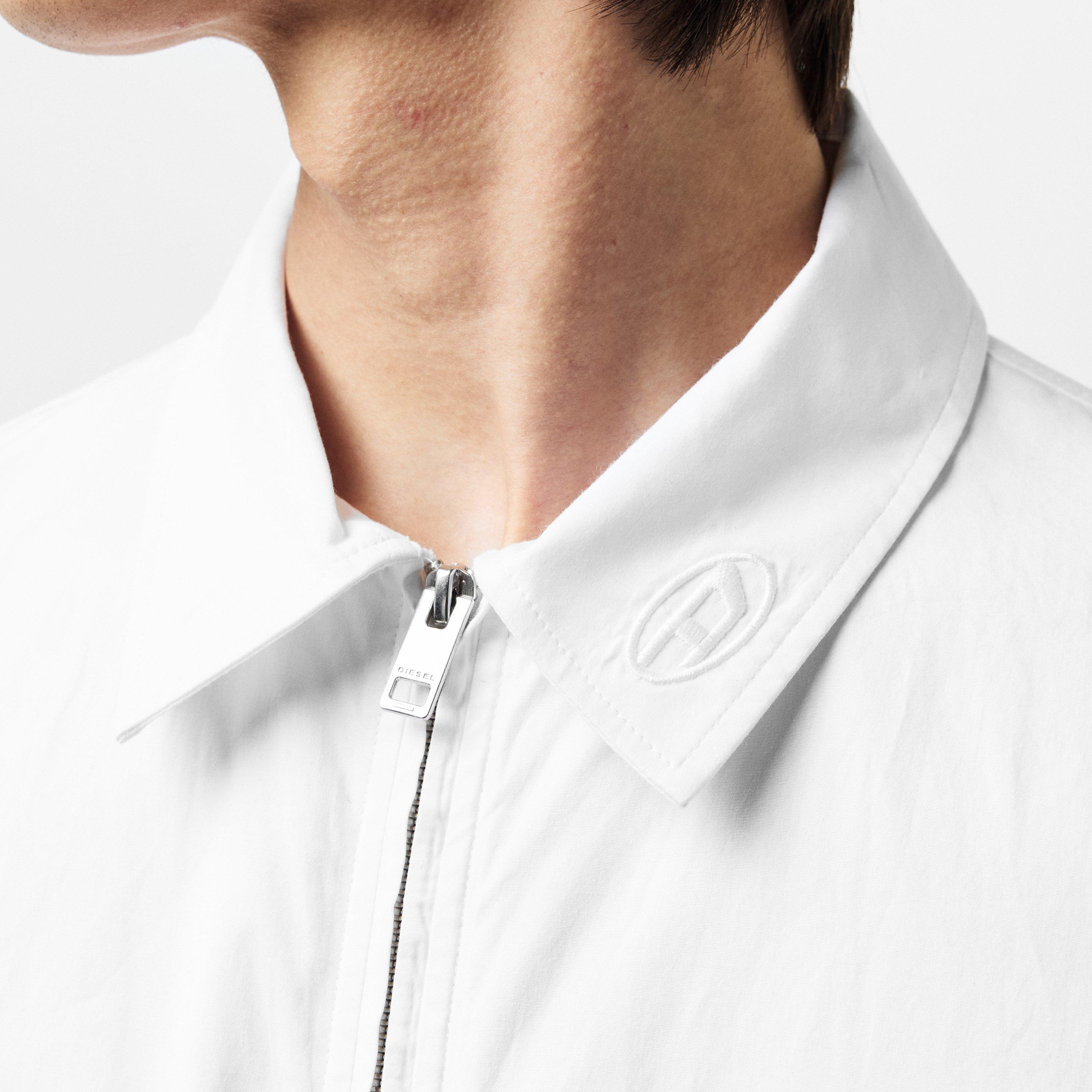 Bright White - Diesel - Men's Long-Sleeve Plain Shirt - 5