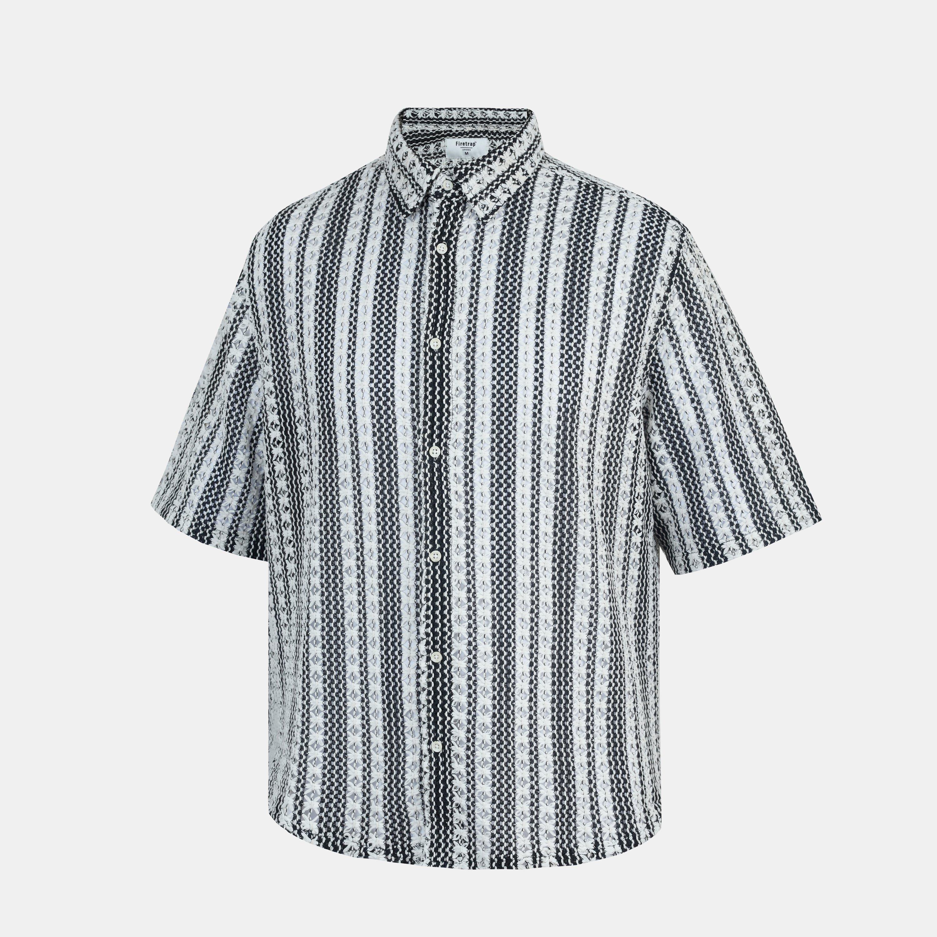Multi - Firetrap - Short-Sleeve Patterned Shirt - 3
