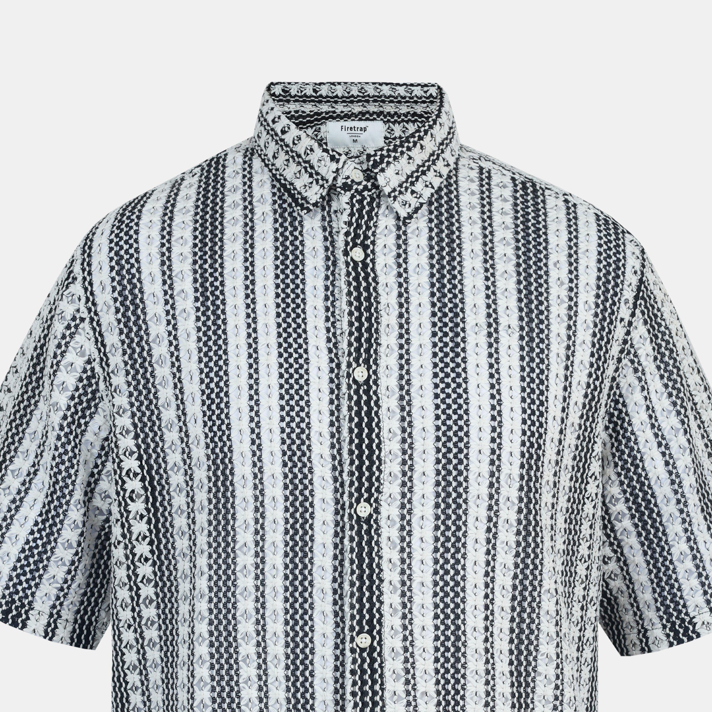 Multi - Firetrap - Short-Sleeve Patterned Shirt - 4