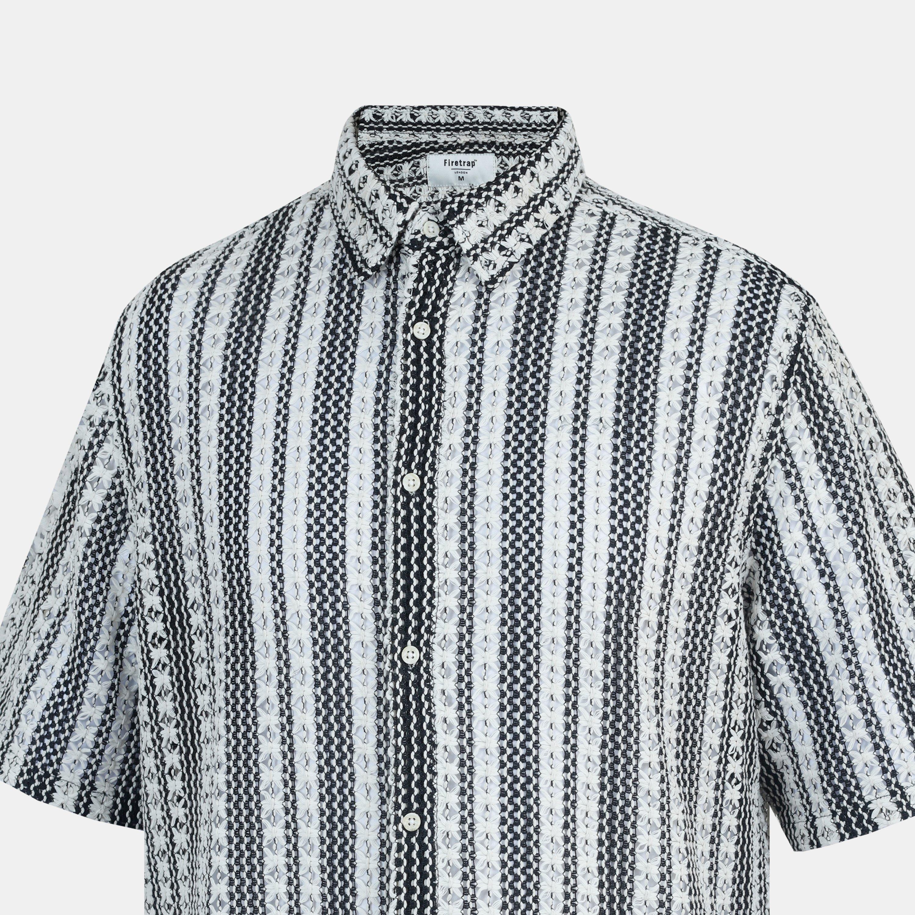 Multi - Firetrap - Short-Sleeve Patterned Shirt - 5