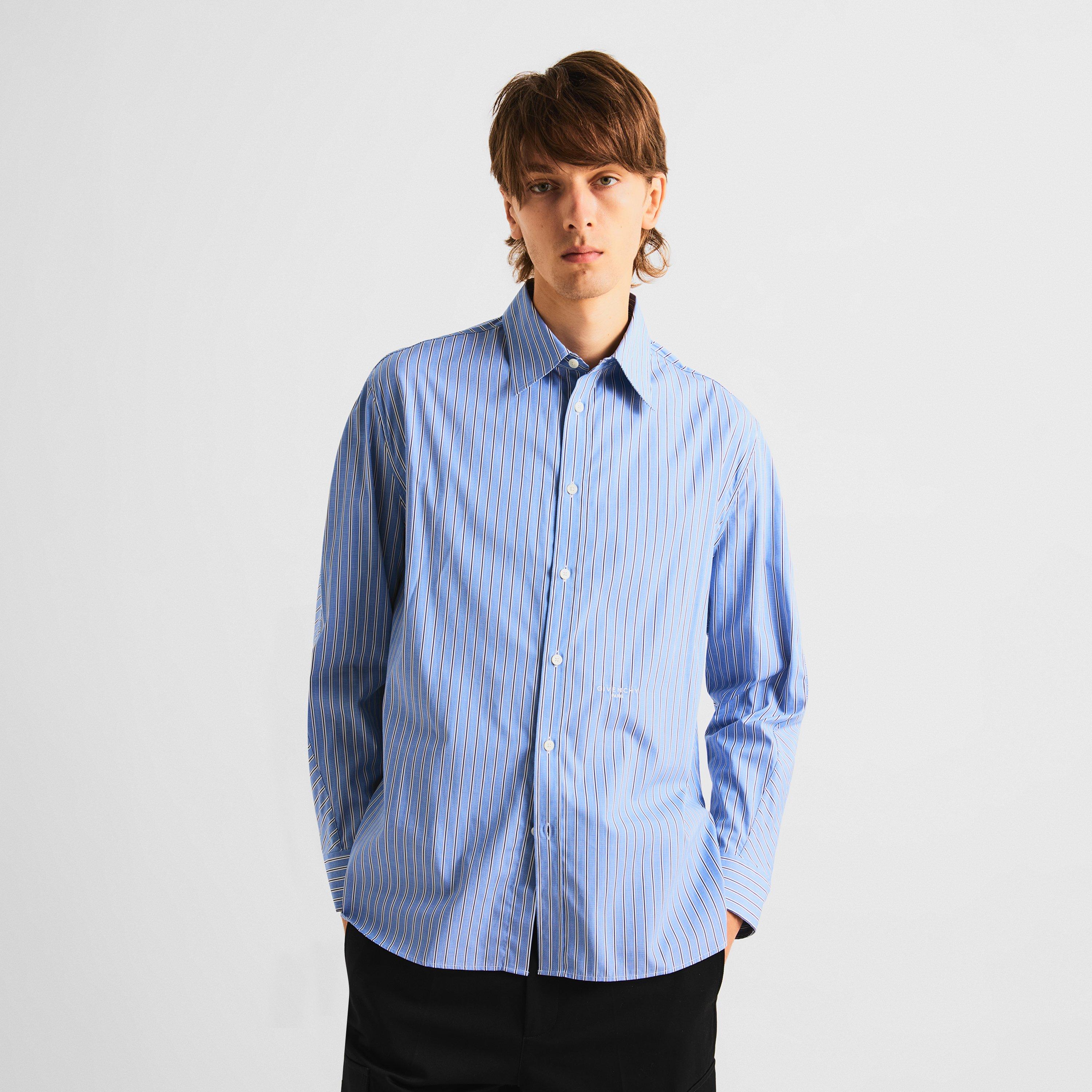 Blue/White - GIVENCHY - GIV Stripe Shirt Sn63 - 3