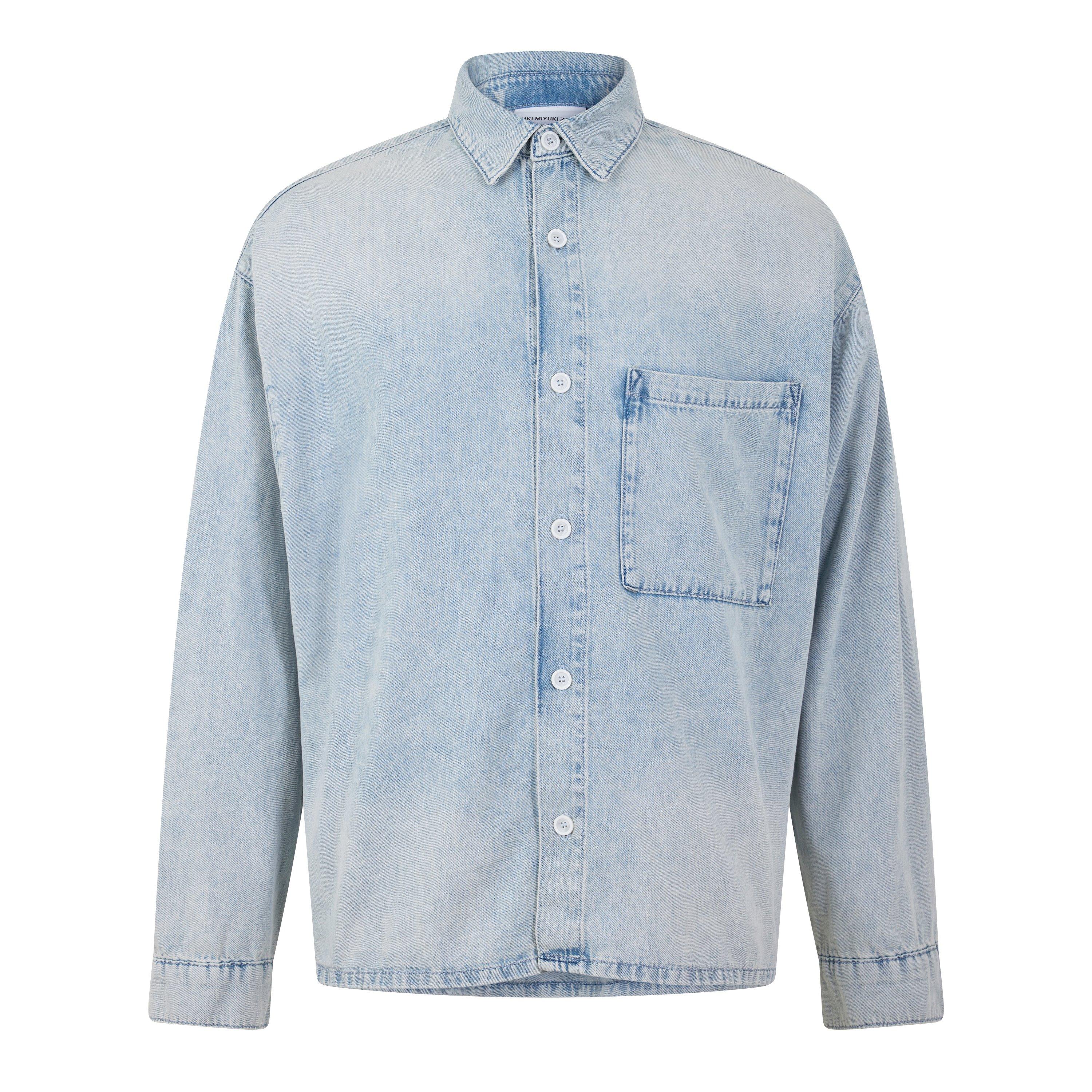 Sunfaded Denim - MKI MIYUKI ZOKU - MKI Box Dress Shirt Sn64 - 1