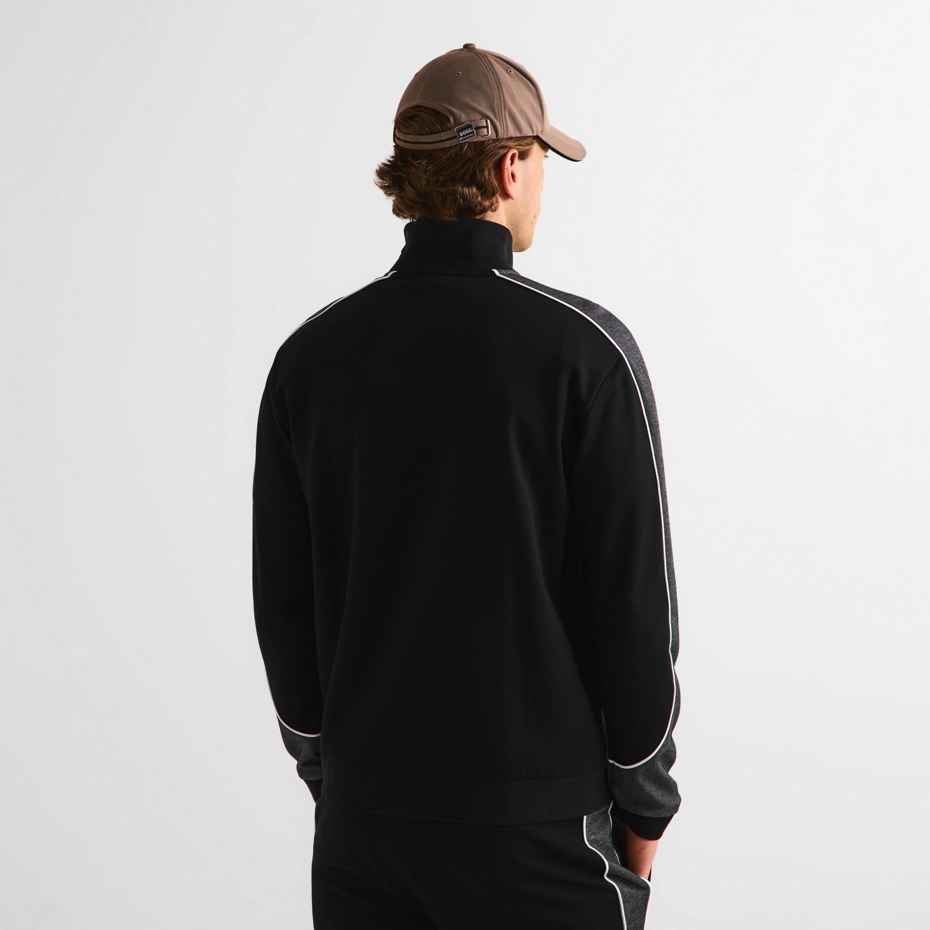 Black 001 - Boss - Tracksuit 1/4 Jacket 10269555 - 4