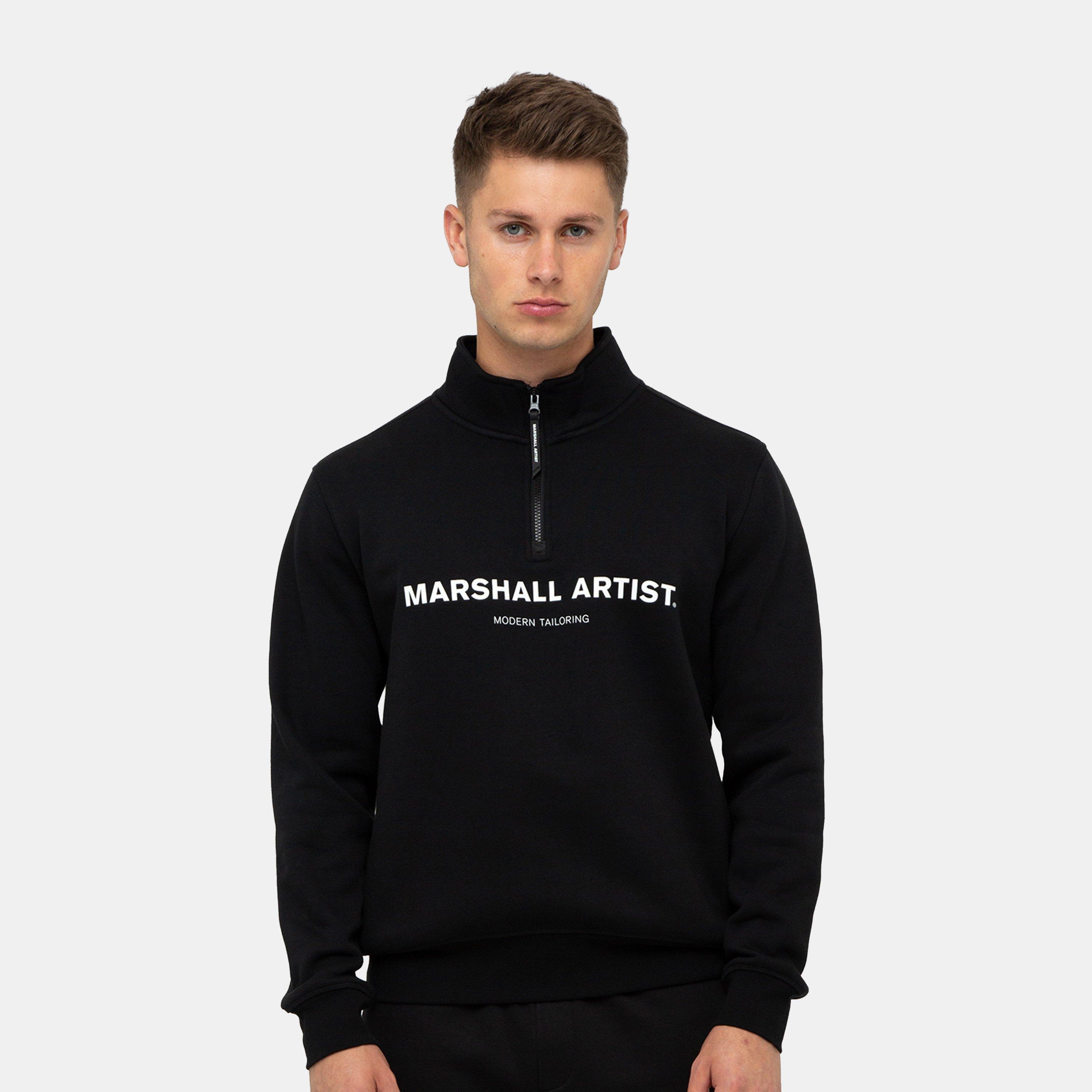 Marshall Artist Artist Stampa quarter Zip Sweatshirt