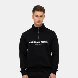 Marshall Artist StampaquarterZip Sweatshirt