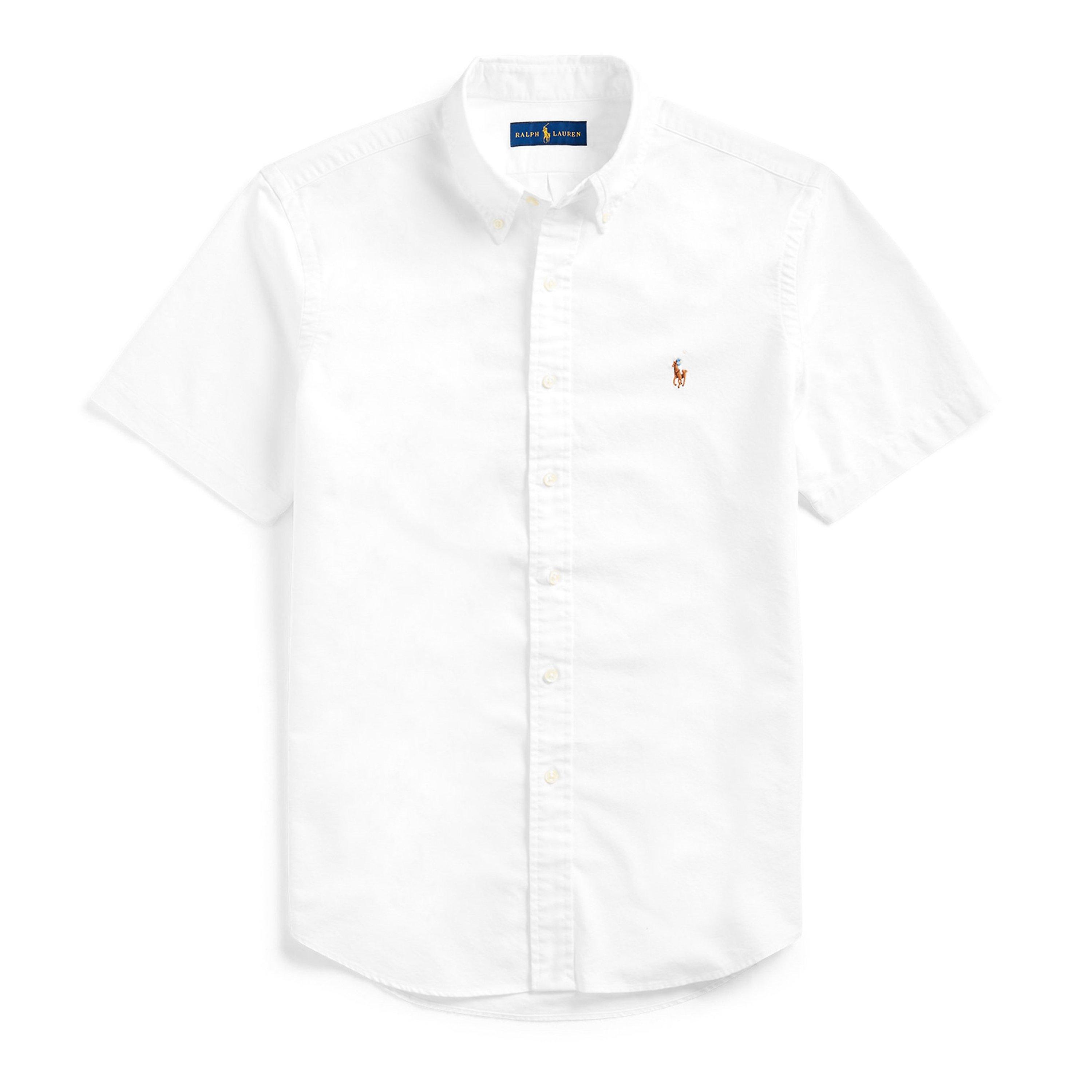 Polo Ralph Lauren Custom Fit Oxford Shirt - White - XL