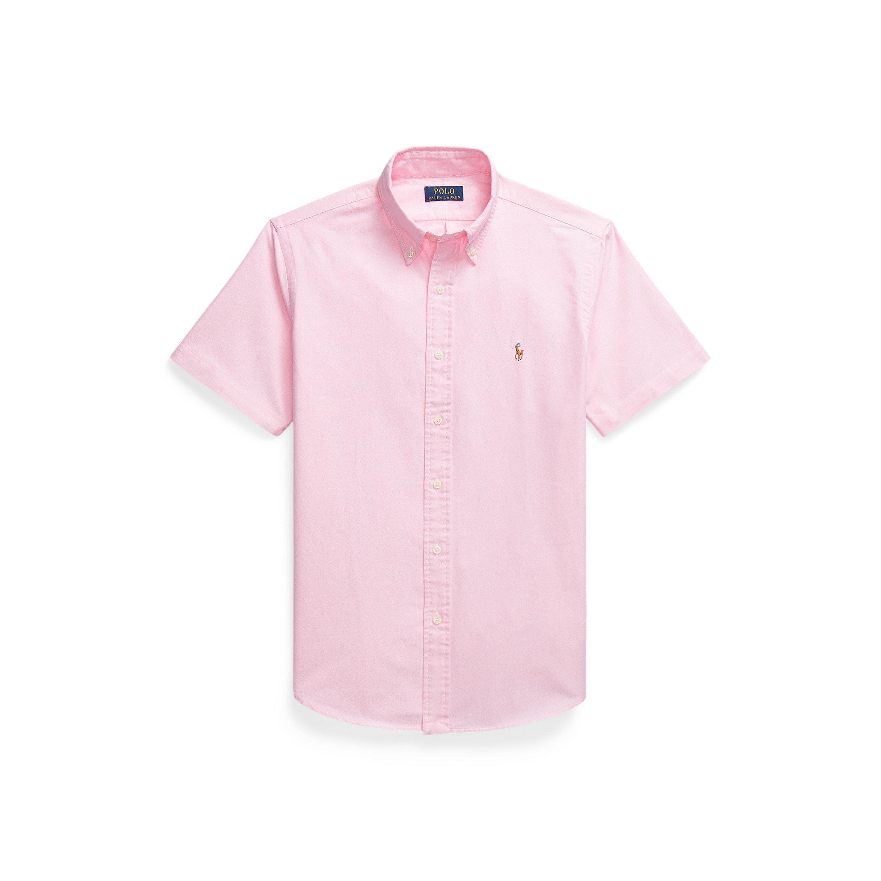 Polo Ralph Lauren Men's Custom Fit Oxford Shirt - New Rose - 2XL