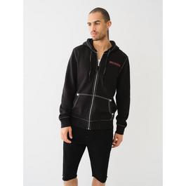 True Religion Painted HorseShoes Full-Zip Fleece