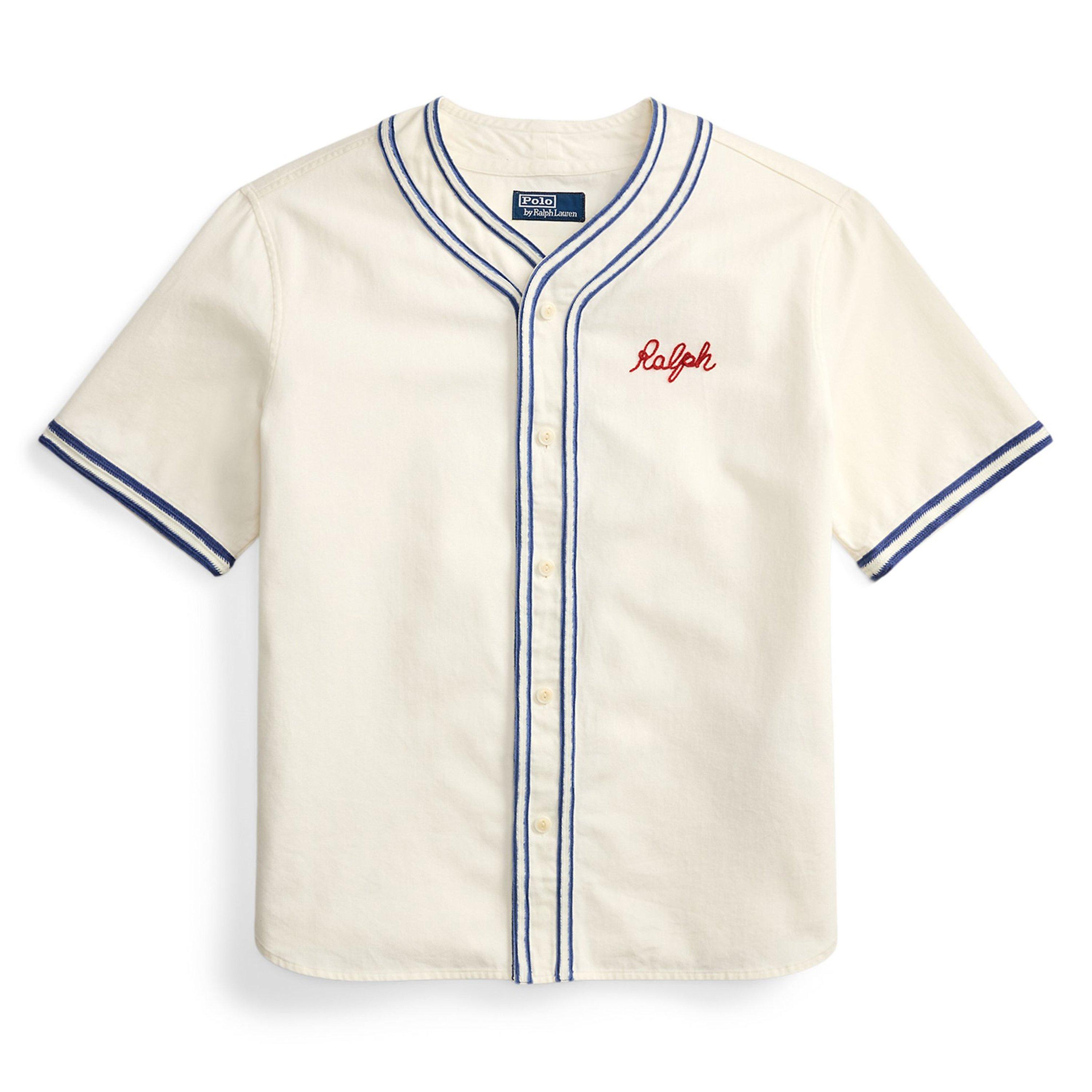 White/Blue - Polo Ralph Lauren - Men's Short Sleeve Shirt - 1