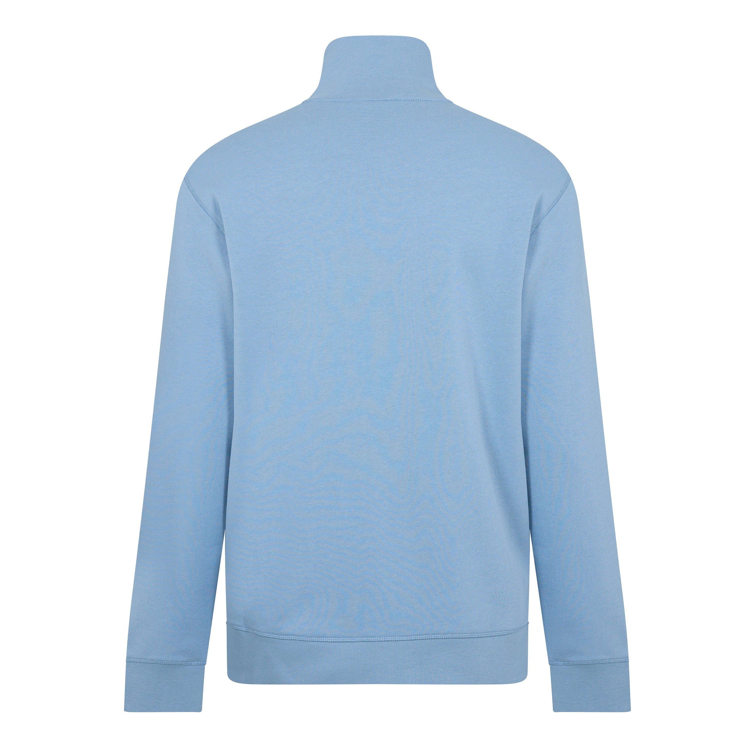 Boss Men's Zetrust Zip-Neck Soft TerryclOver The Head Sweatshirt