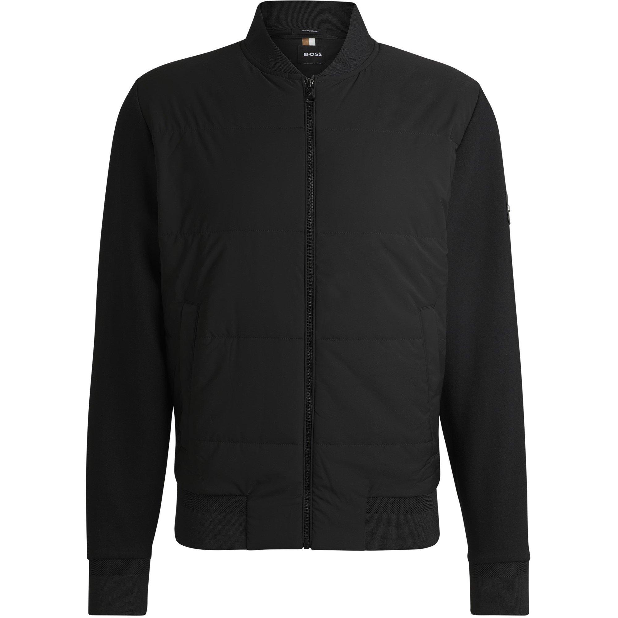 Boss Black Men's HBB Skiles100 Full Zipped Sweatshirt, Padded