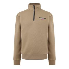Polo Sport by Ralph Lauren Quarter Zip Logo Fleece Top