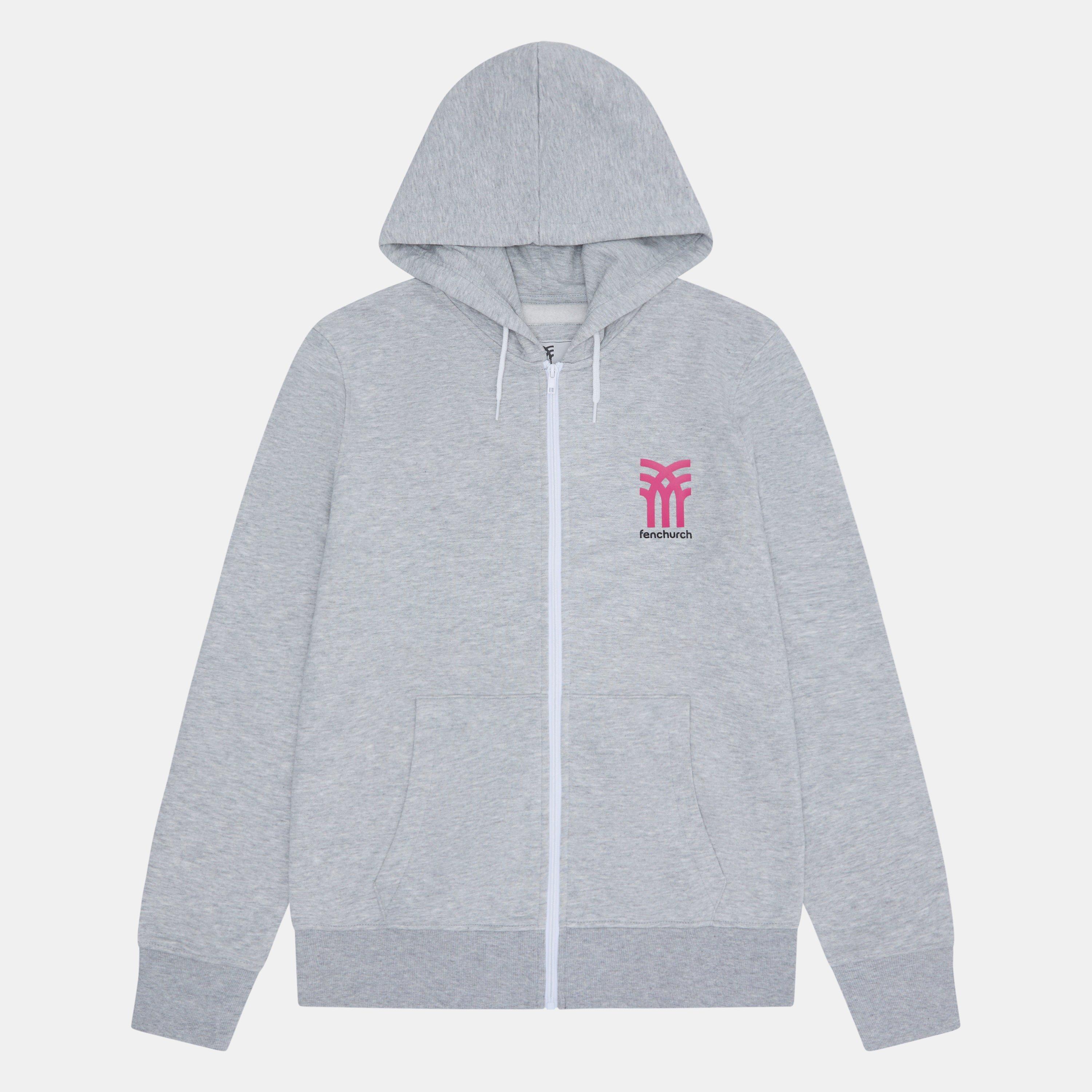 Grey Marl - Fenchurch - Men's Full-Zip Fleece Fabric - 1