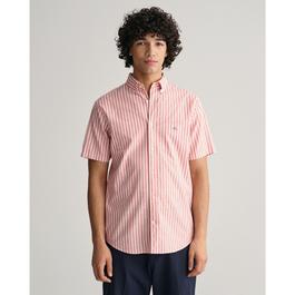 Gant REG COTTON LINEN STRIPE SS SHIRT SU